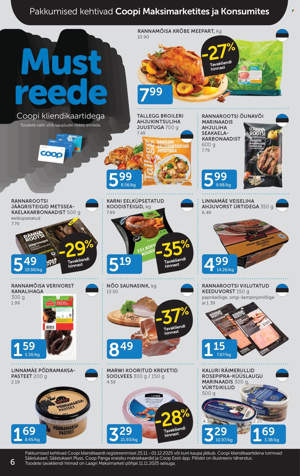 coop - Coop kliendileht (25.11 - 1.12.2025) - page: 6