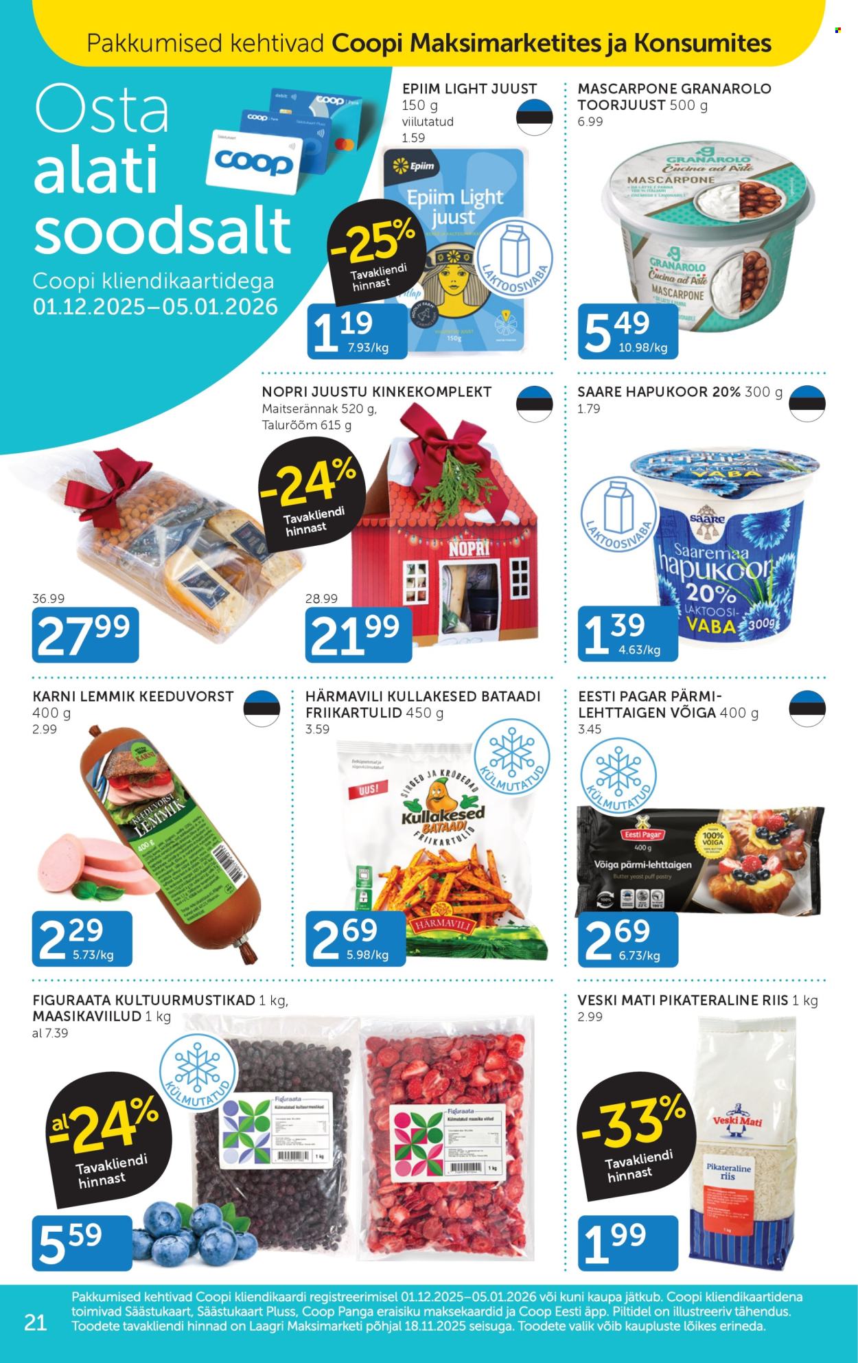 coop - Coop kliendileht (16.12 - 22.12.2025) - page: 21