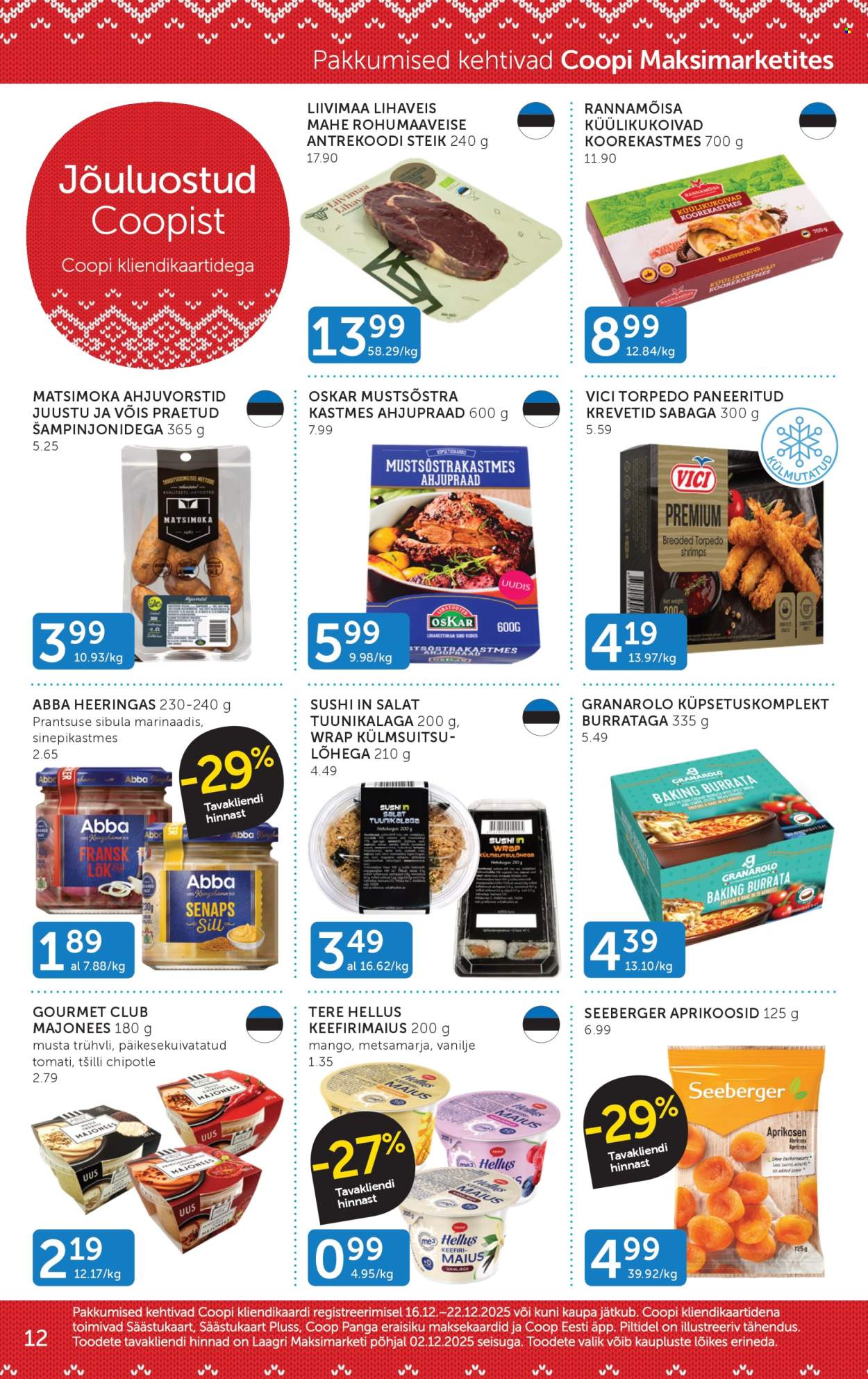 coop - Coop kliendileht (16.12 - 22.12.2025) - page: 12