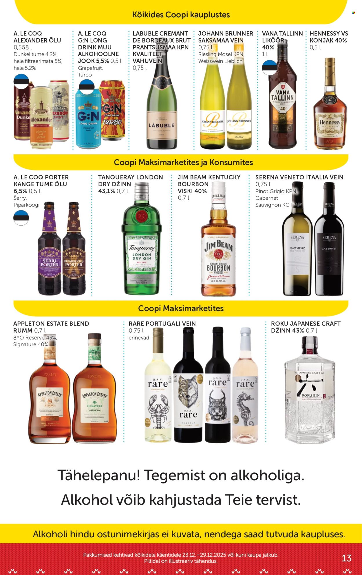coop - Coop kliendileht (23.12 - 29.12.2025) - page: 13