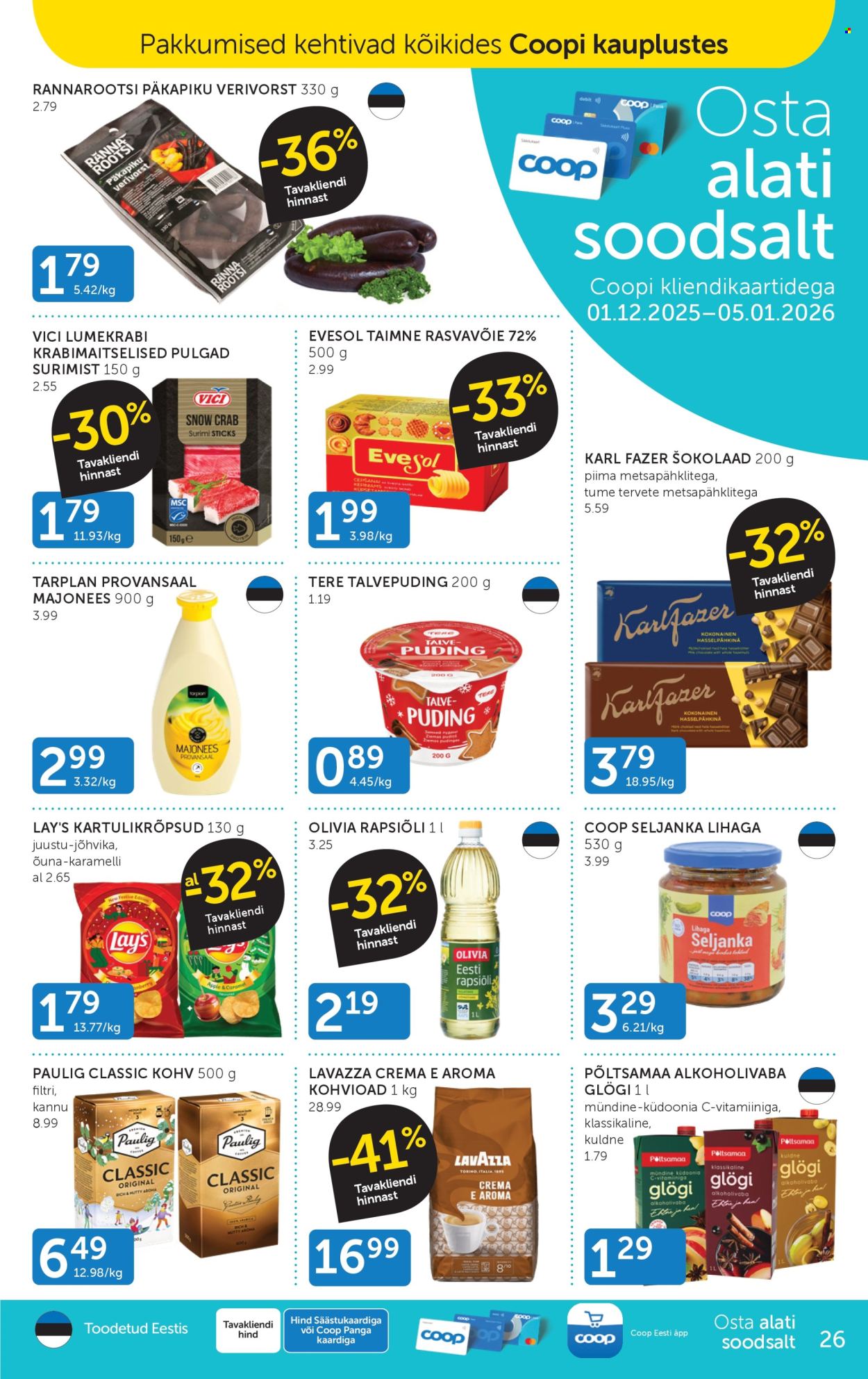 coop - Coop kliendileht (23.12 - 29.12.2025) - page: 26
