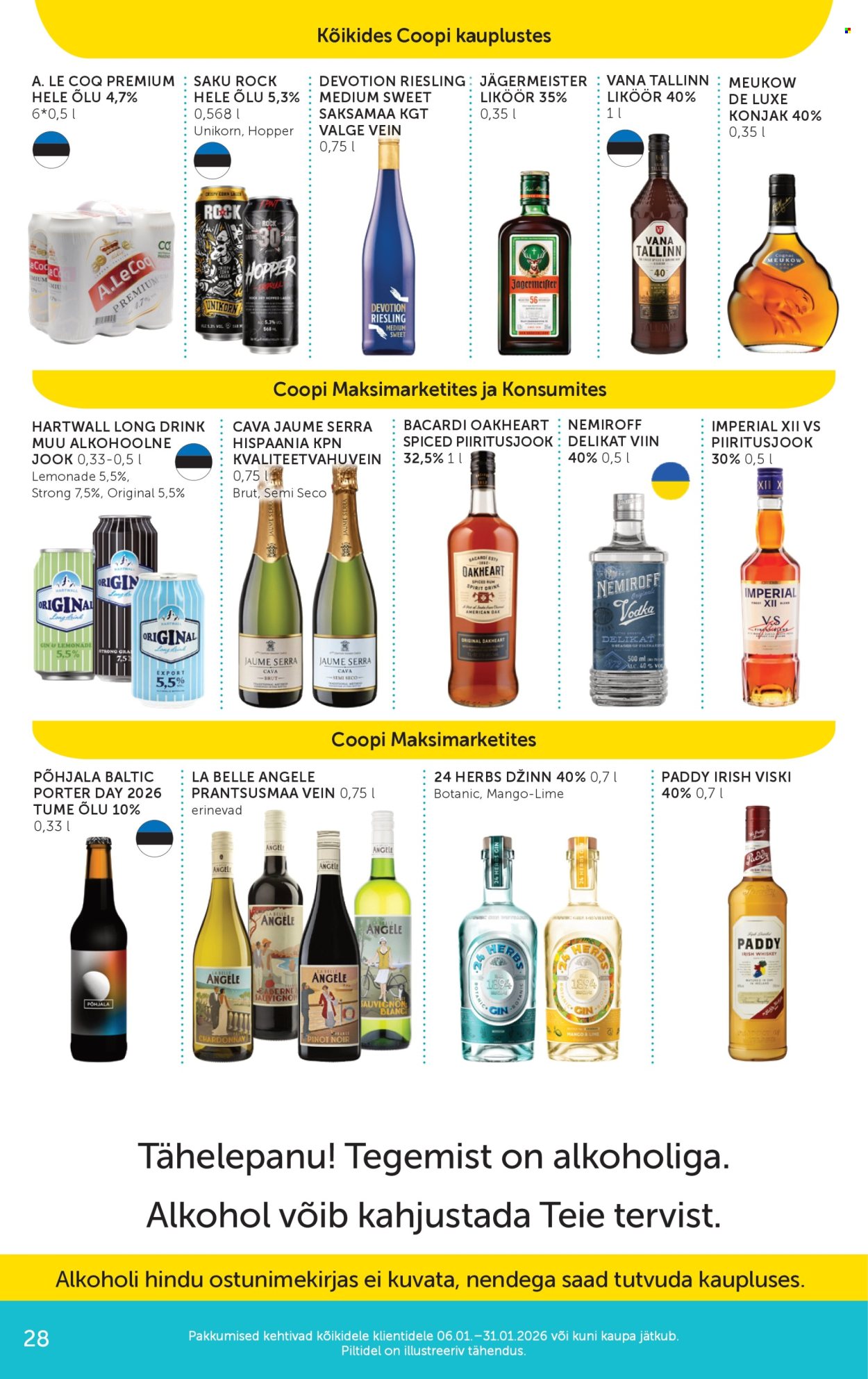 coop - Coop kliendileht (20.01 - 26.01.2026) - page: 28
