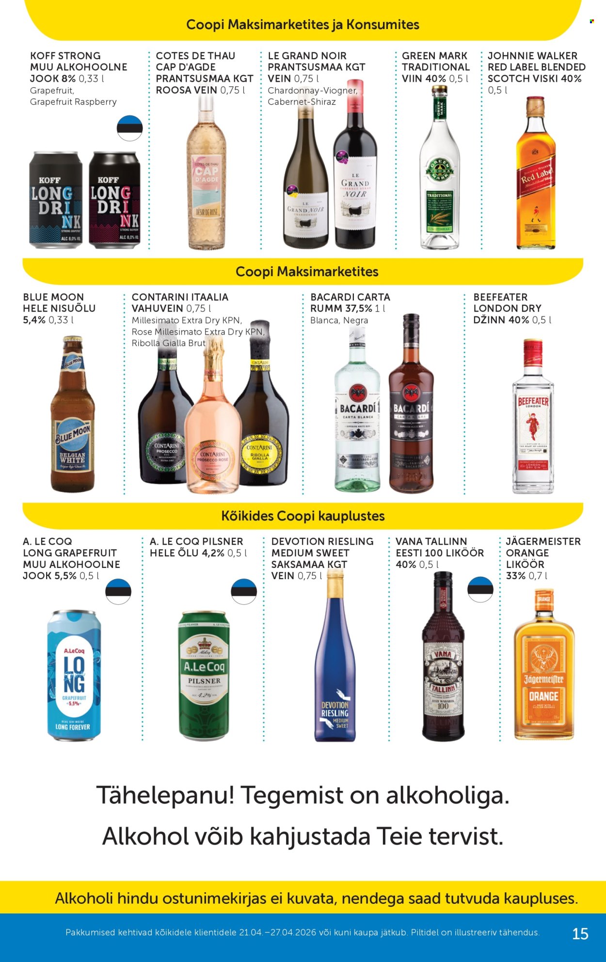 coop - Coop kliendileht (21.04 - 27.04.2026) - page: 15