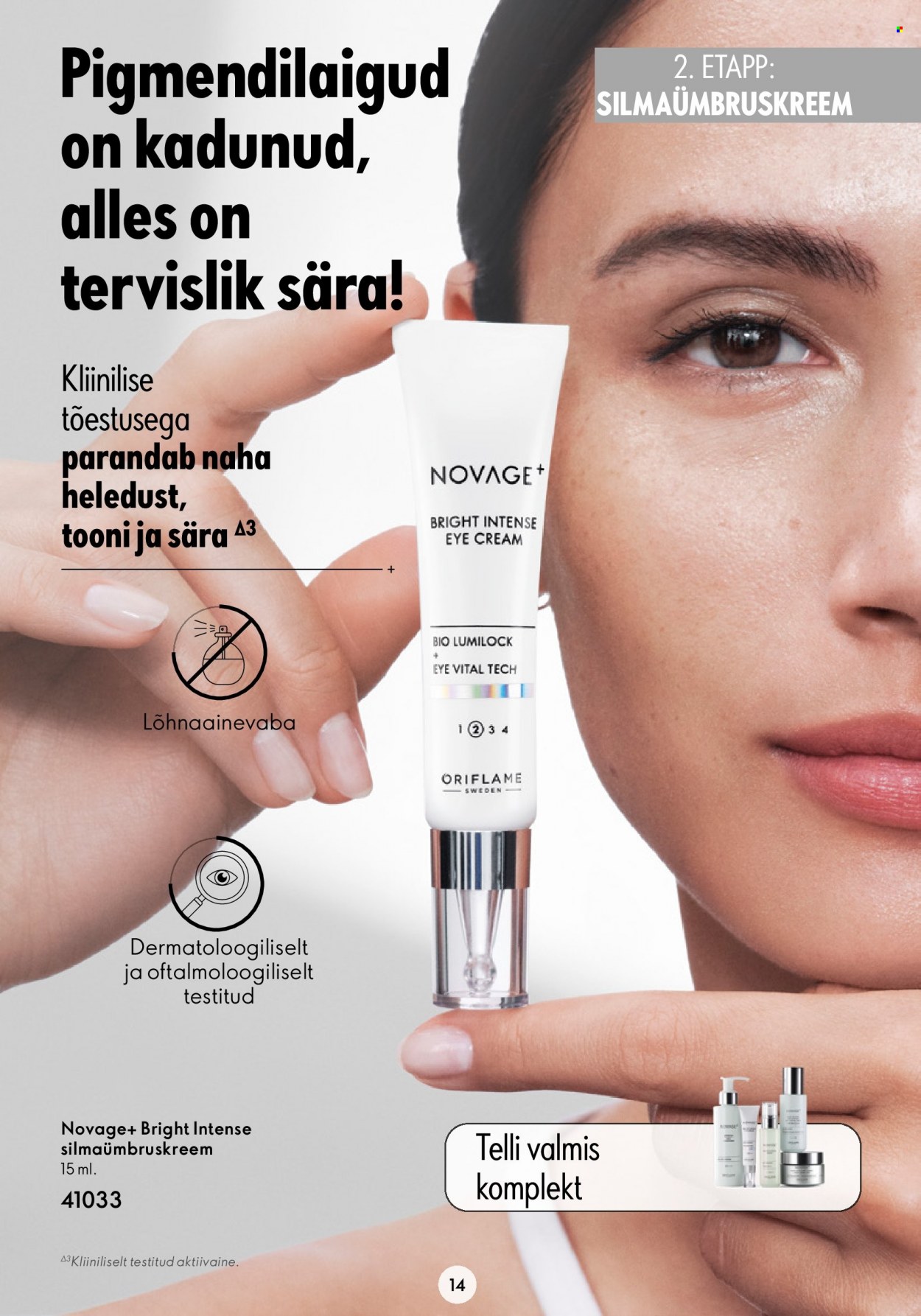 oriflame - Oriflame kliendileht - Novage+ tutvustus - page: 14