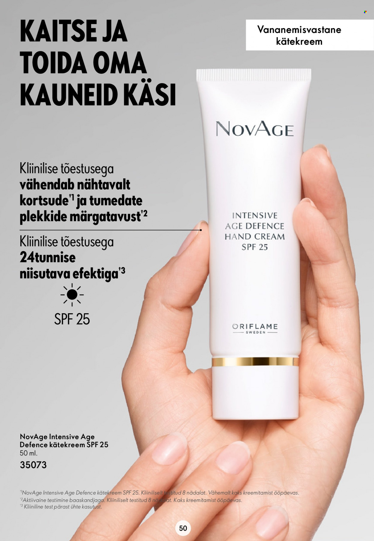 oriflame - Oriflame kliendileht - Novage+ tutvustus - page: 50