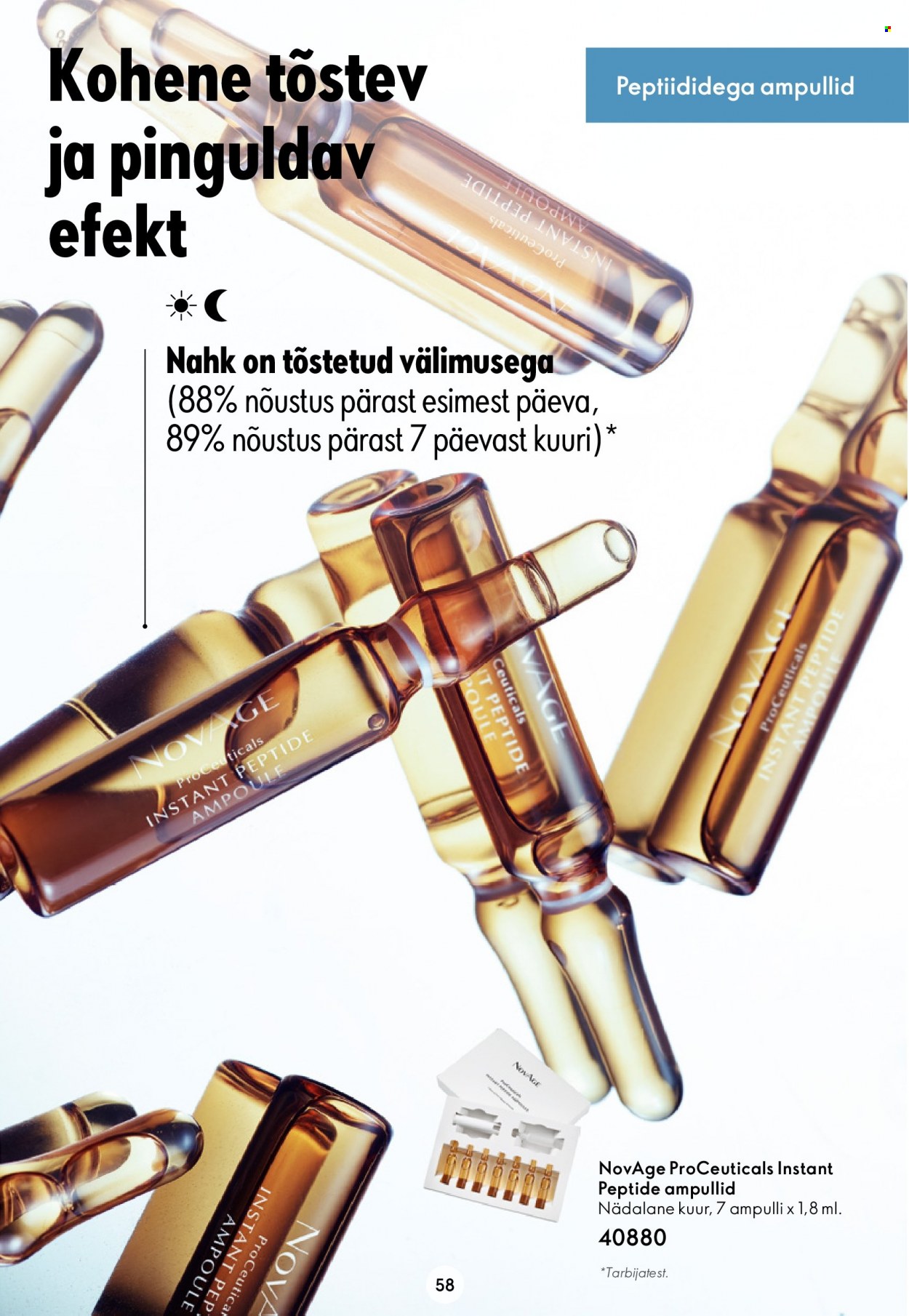 oriflame - Oriflame kliendileht - Novage+ tutvustus - page: 58