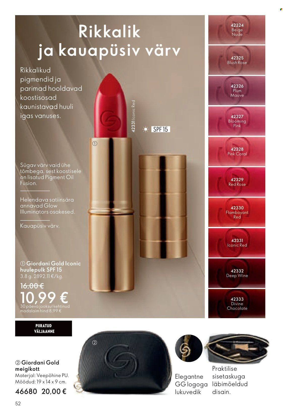 oriflame - Oriflame kliendileht - Kataloog 05 - page: 52