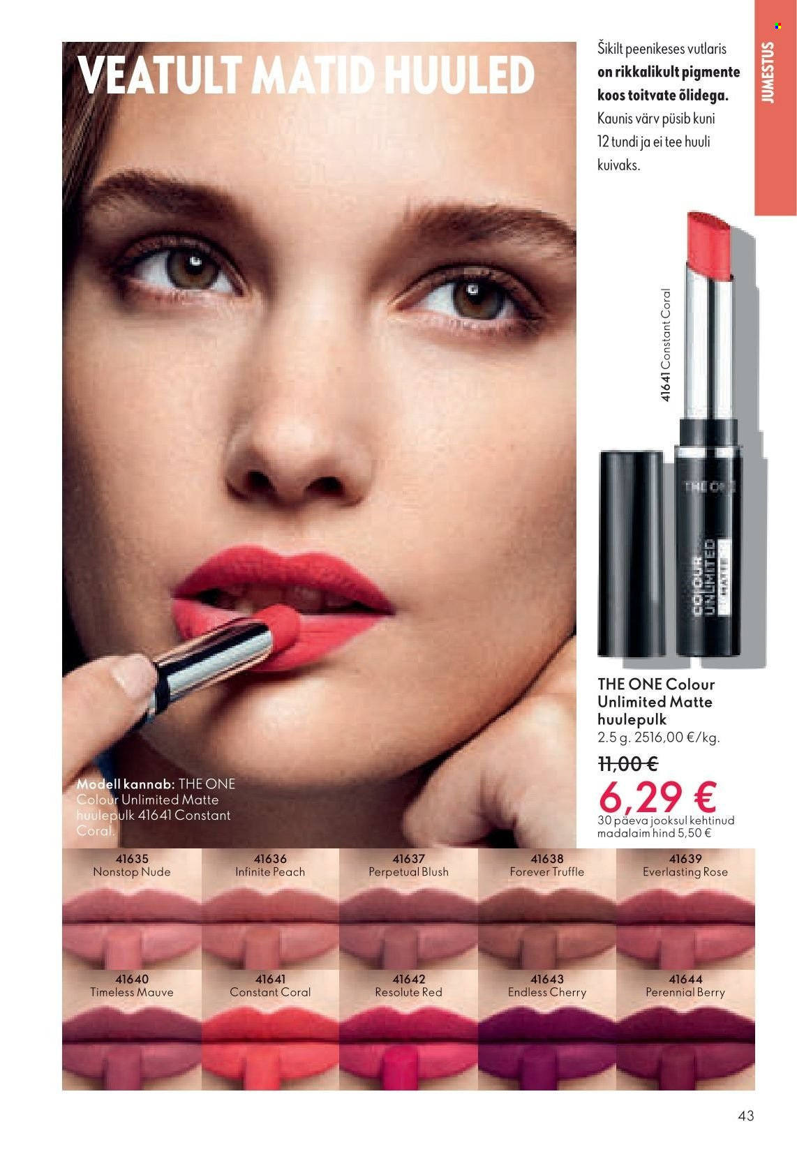 oriflame - Oriflame kliendileht - page: 43