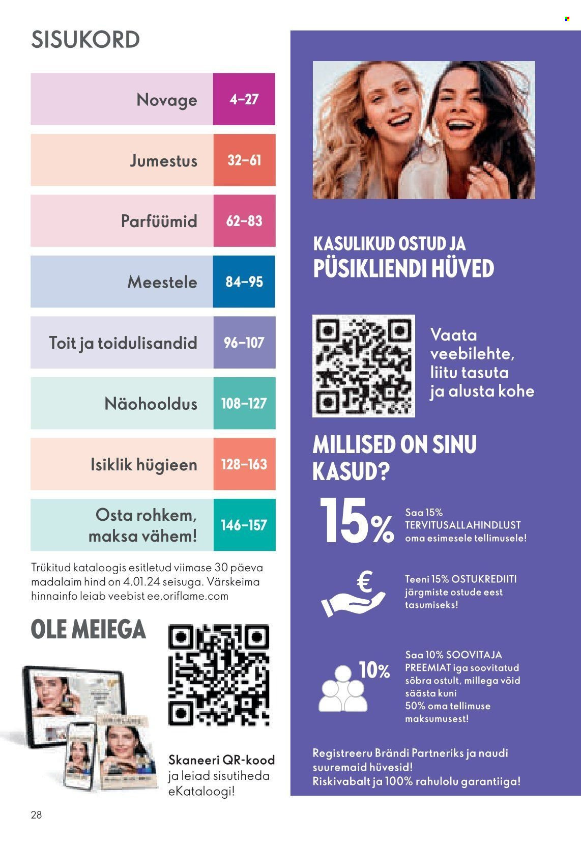 oriflame - Oriflame kliendileht - page: 28