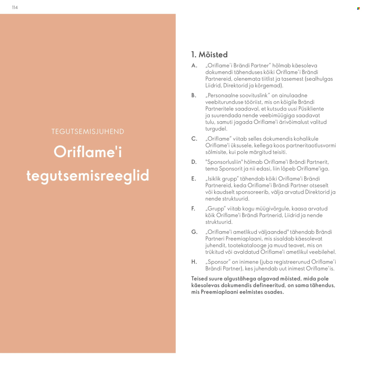 oriflame - Oriflame kliendileht - Brändi Partneri Preemiaplaan - page: 114