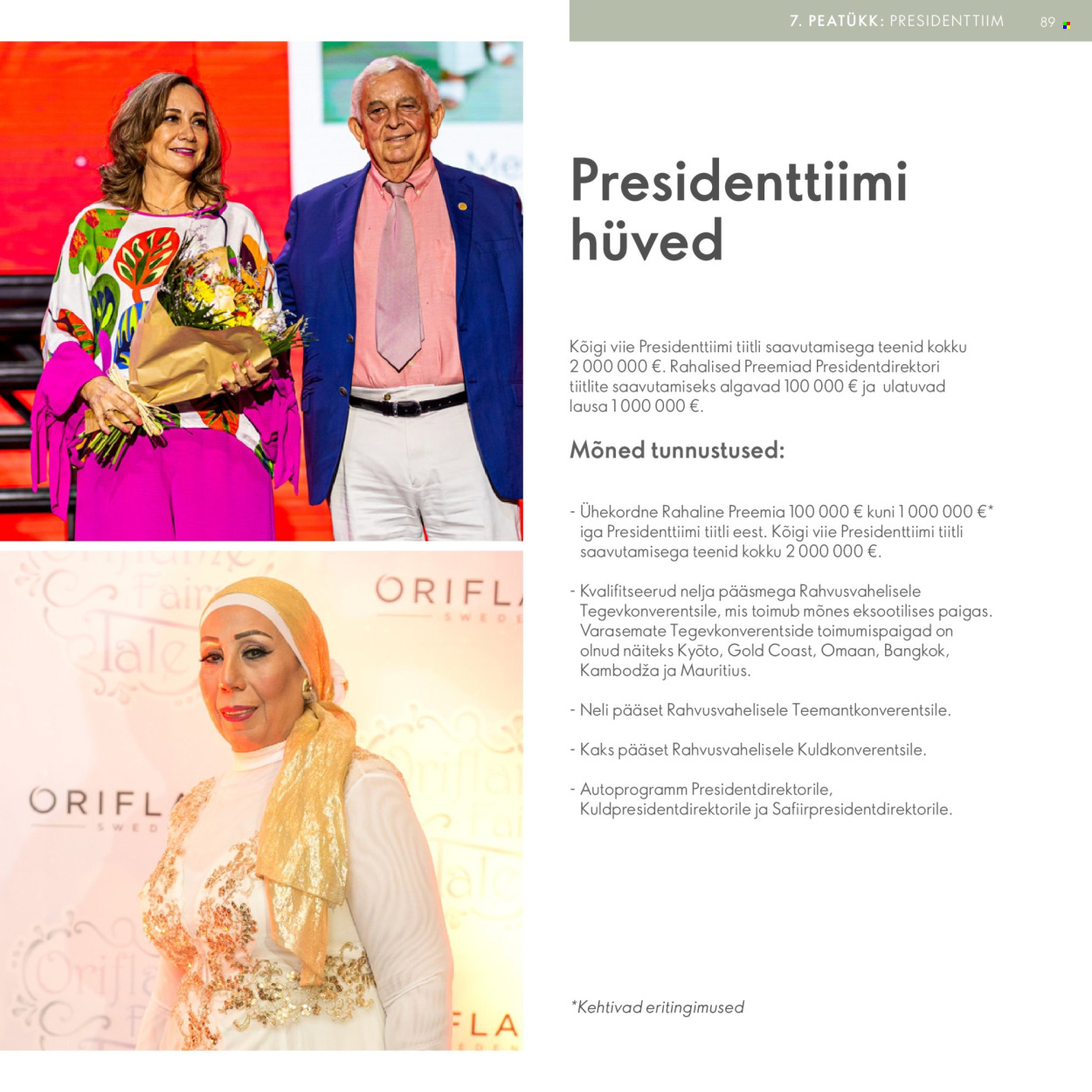 oriflame - Oriflame kliendileht - Brändi Partneri Preemiaplaan - page: 89