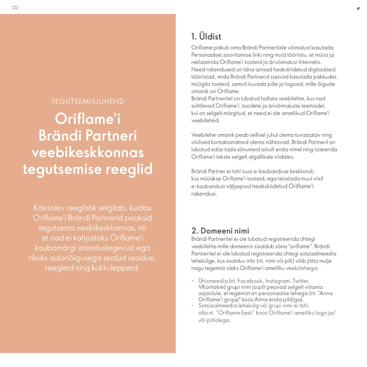 oriflame - Oriflame kliendileht - Brändi Partneri Preemiaplaan - page: 122