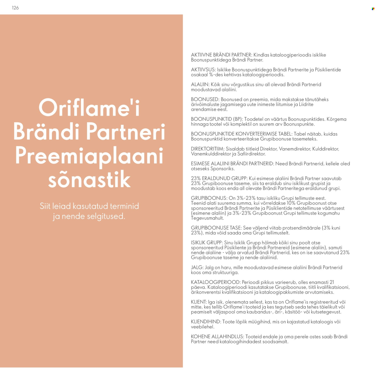 oriflame - Oriflame kliendileht - Brändi Partneri Preemiaplaan - page: 126