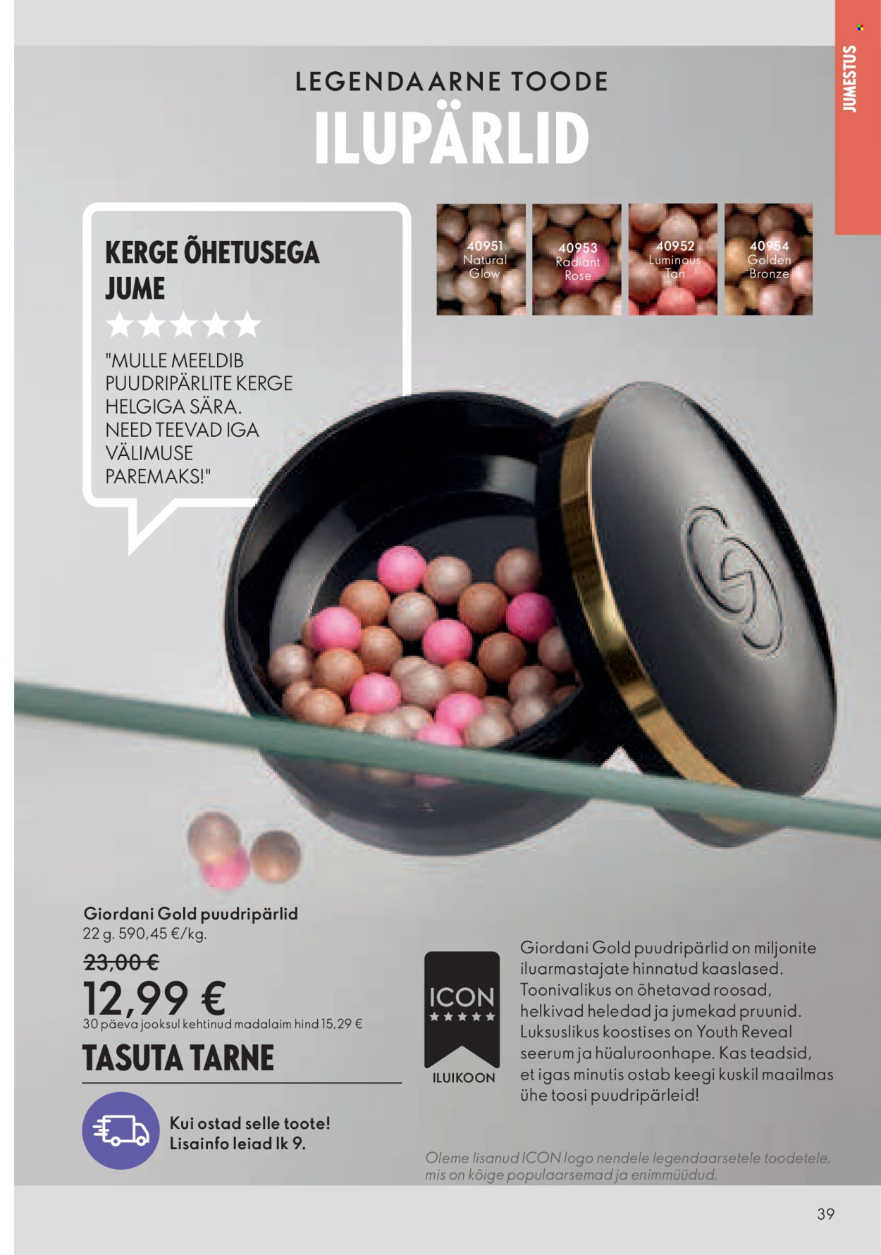 oriflame - Oriflame kliendileht - Kataloog 06 - page: 39