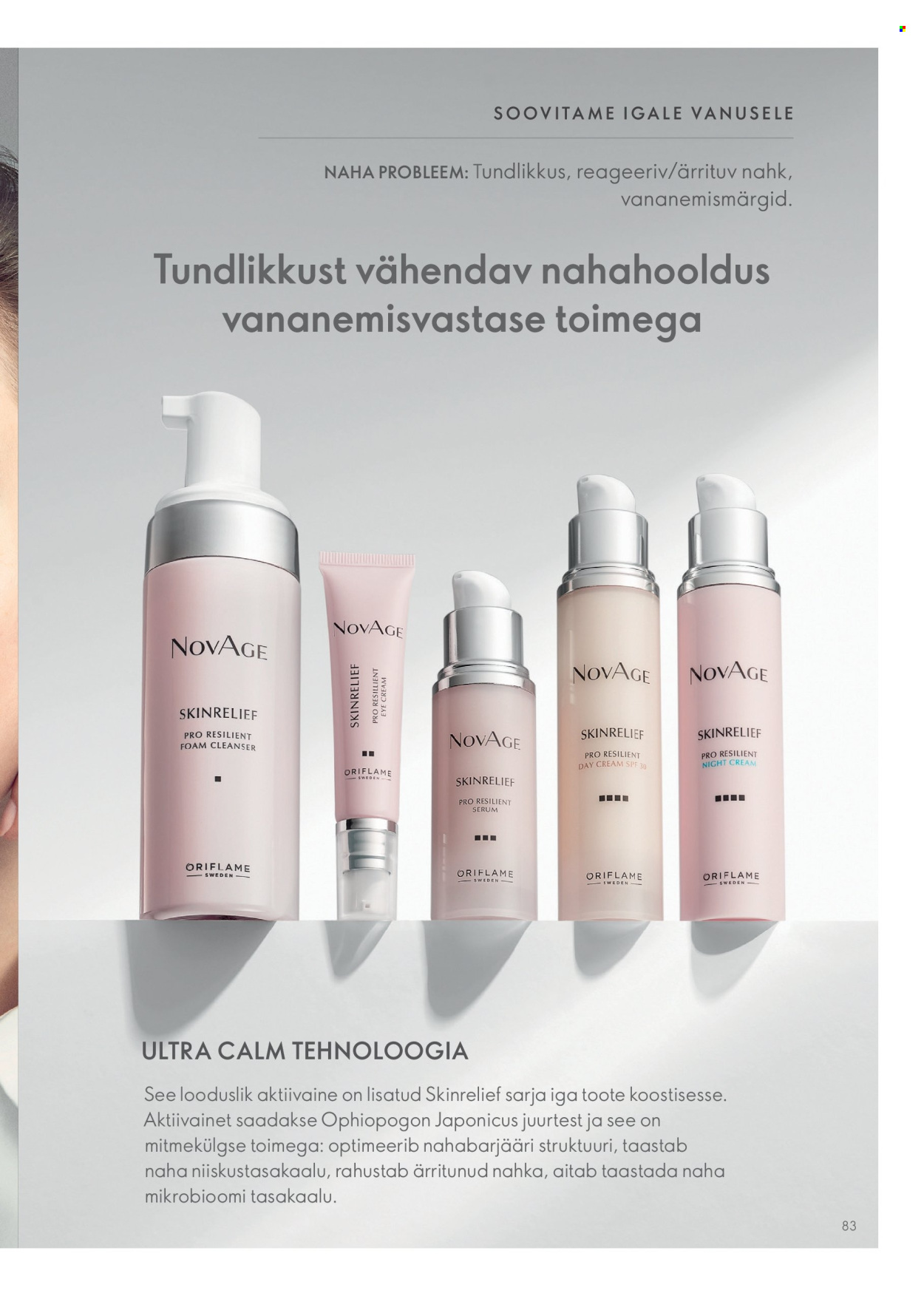 oriflame - Oriflame kliendileht - Novage+ tootejuht - page: 83