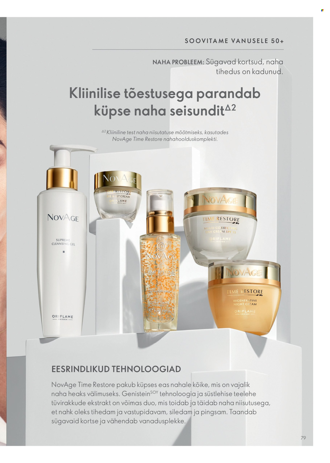 oriflame - Oriflame kliendileht - Novage+ tootejuht - page: 79