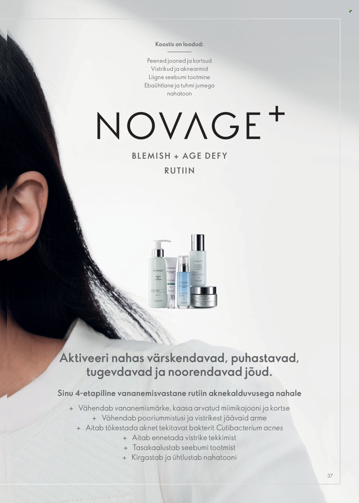 oriflame - Oriflame kliendileht - Novage+ tootejuht - page: 37