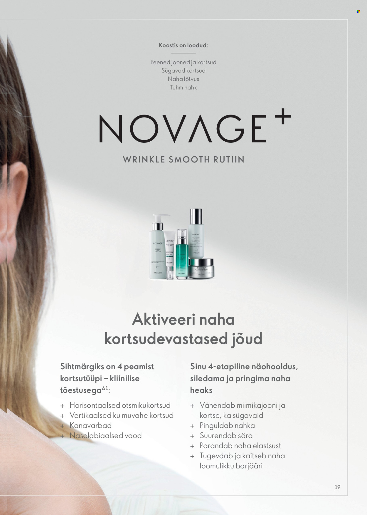 oriflame - Oriflame kliendileht - Novage+ tootejuht - page: 19