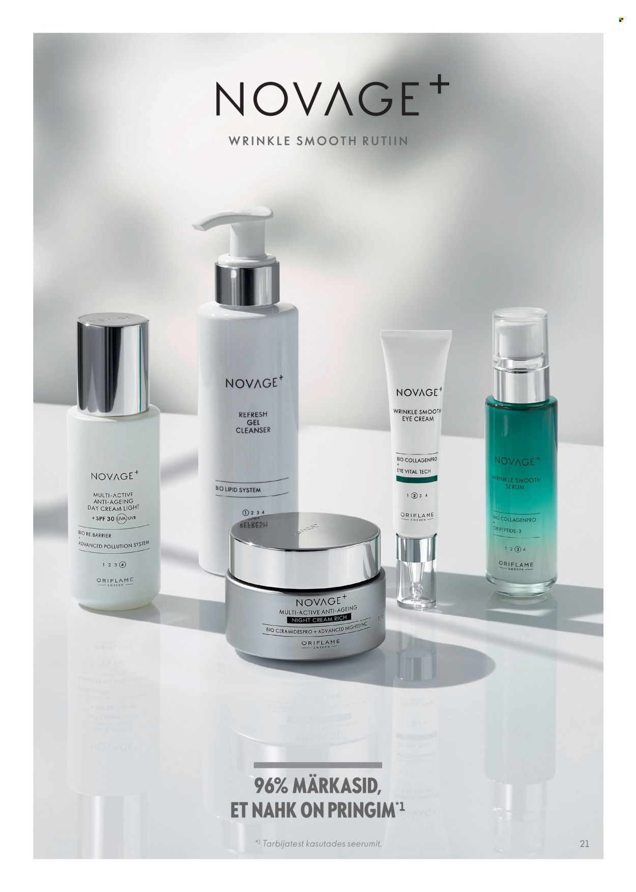 oriflame - Oriflame kliendileht - Novage+ tootejuht - page: 21