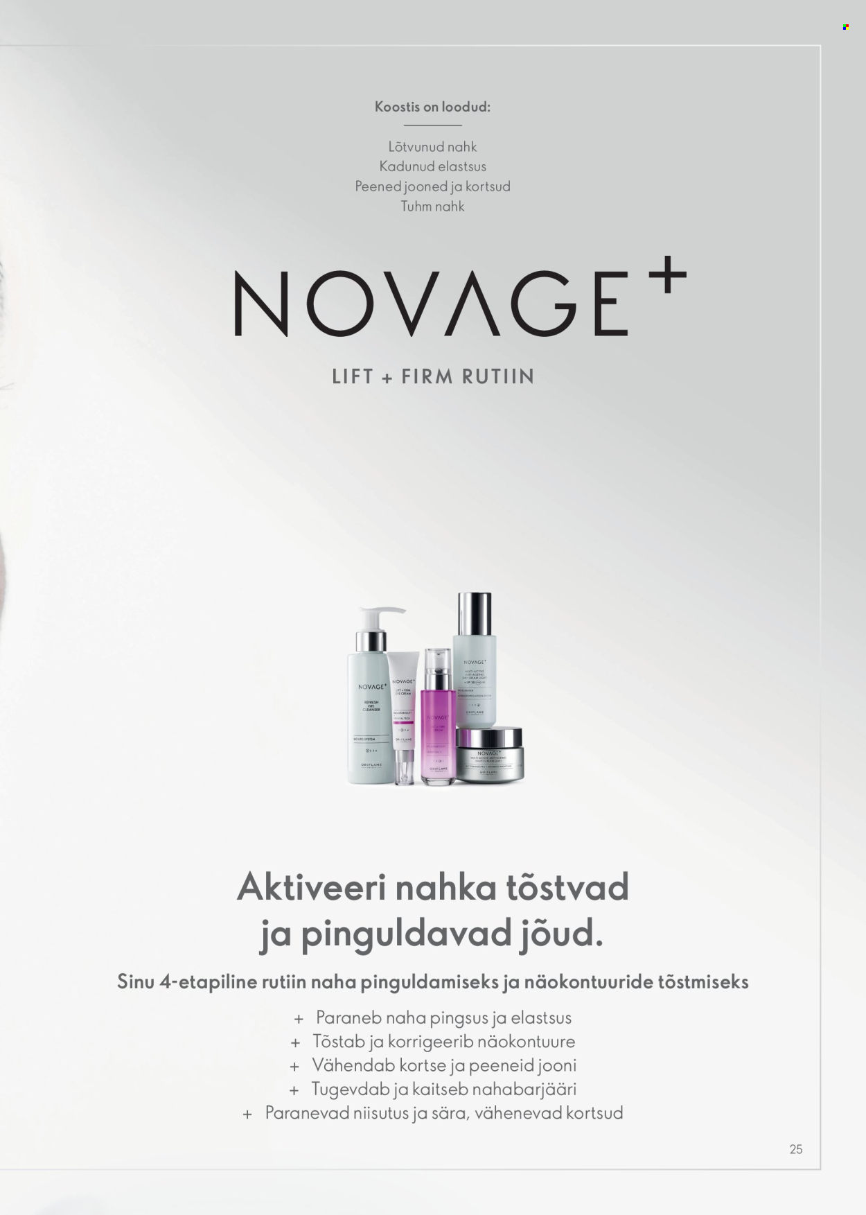 oriflame - Oriflame kliendileht - Novage+ tootejuht - page: 25