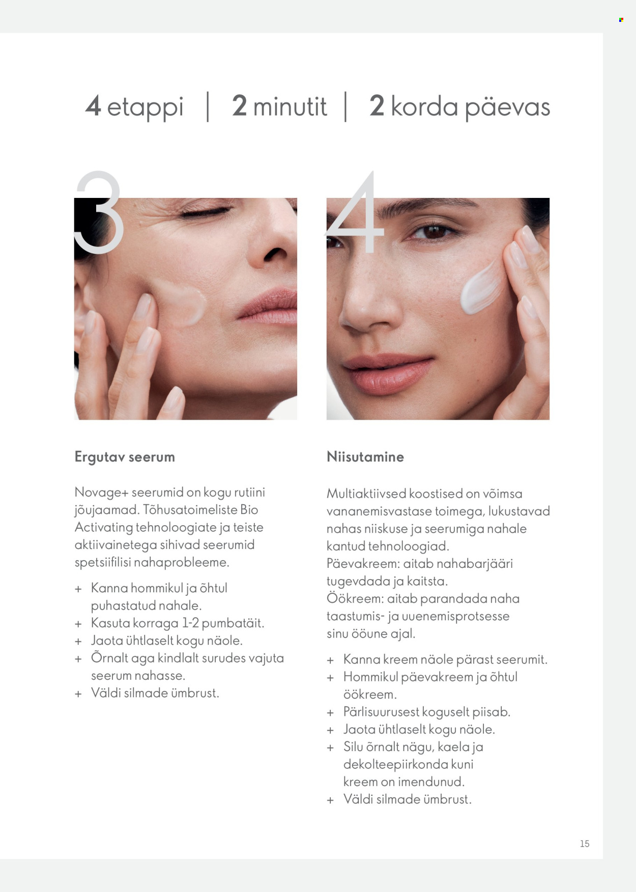 oriflame - Oriflame kliendileht - Novage+ tootejuht - page: 15