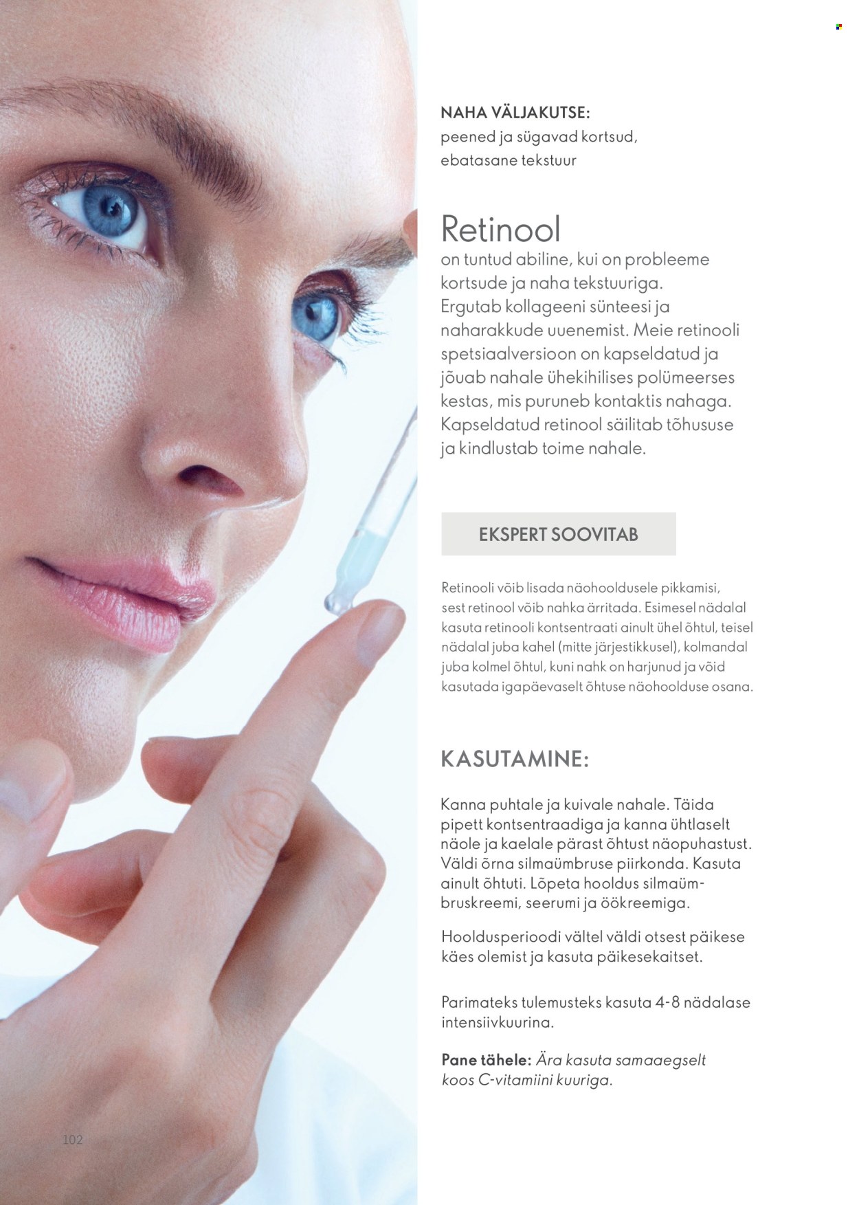 oriflame - Oriflame kliendileht - Novage+ tootejuht - page: 102