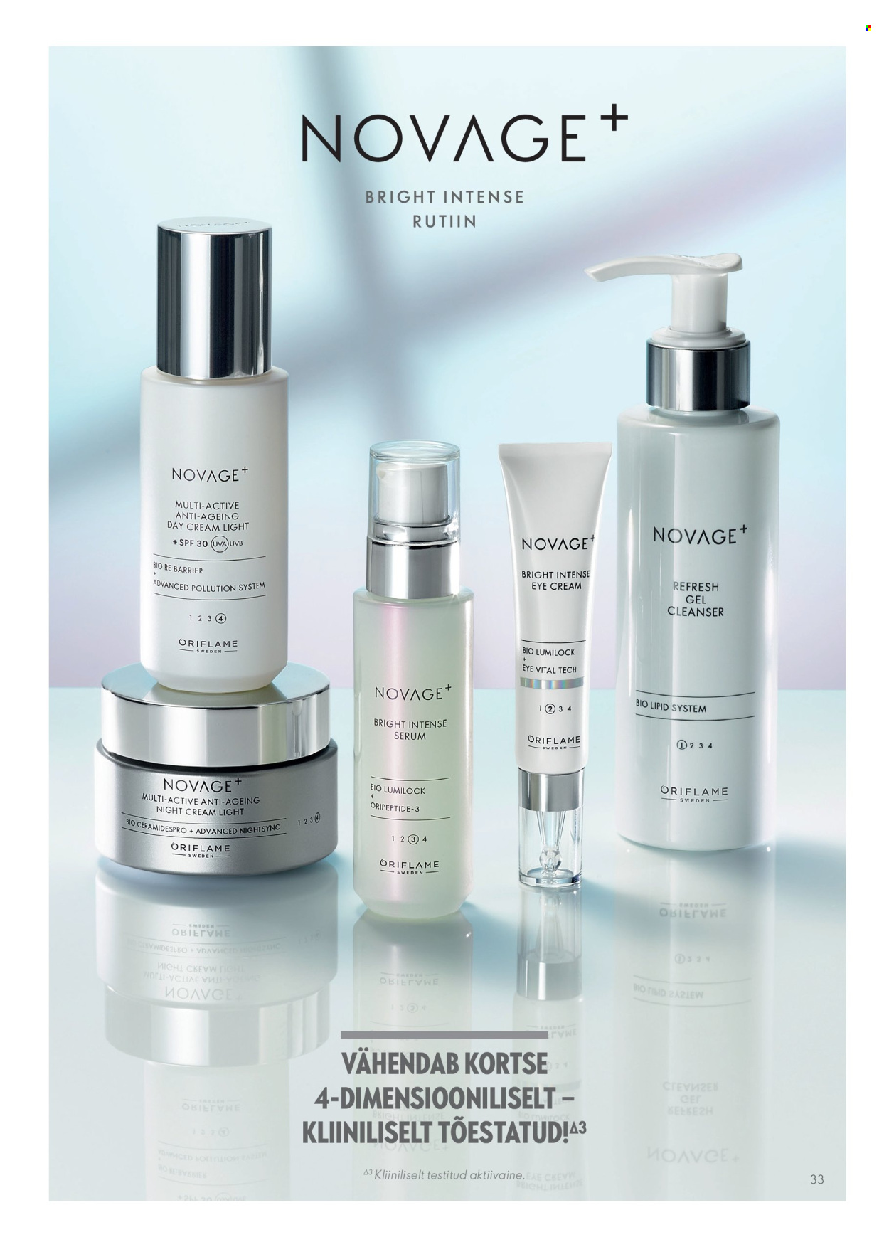 oriflame - Oriflame kliendileht - Novage+ tootejuht - page: 33