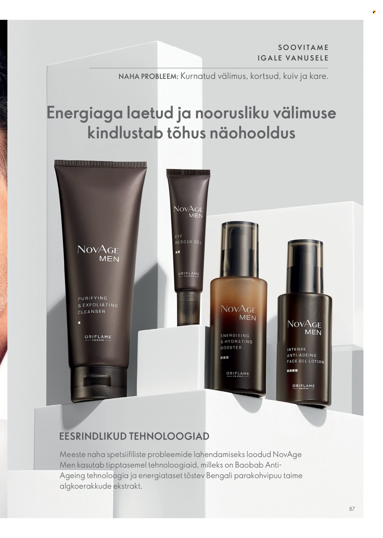 oriflame - Oriflame kliendileht - Novage+ tootejuht - page: 87