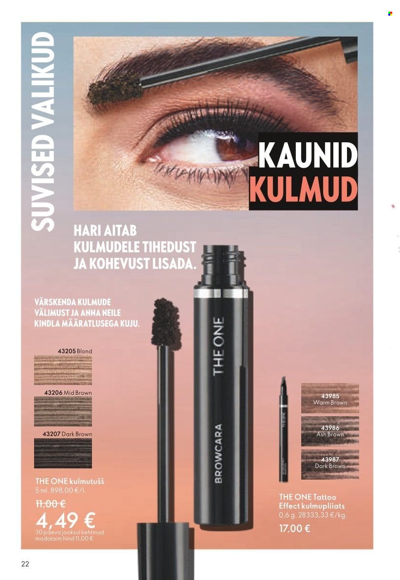 oriflame - Oriflame kliendileht - Järgmine kataloog - page: 22