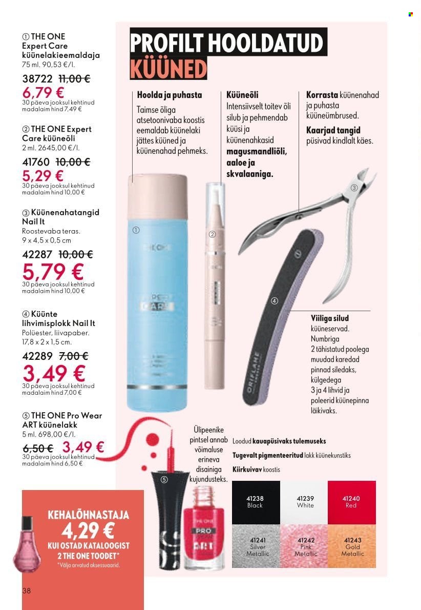 oriflame - Oriflame kliendileht - Järgmine kataloog - page: 38