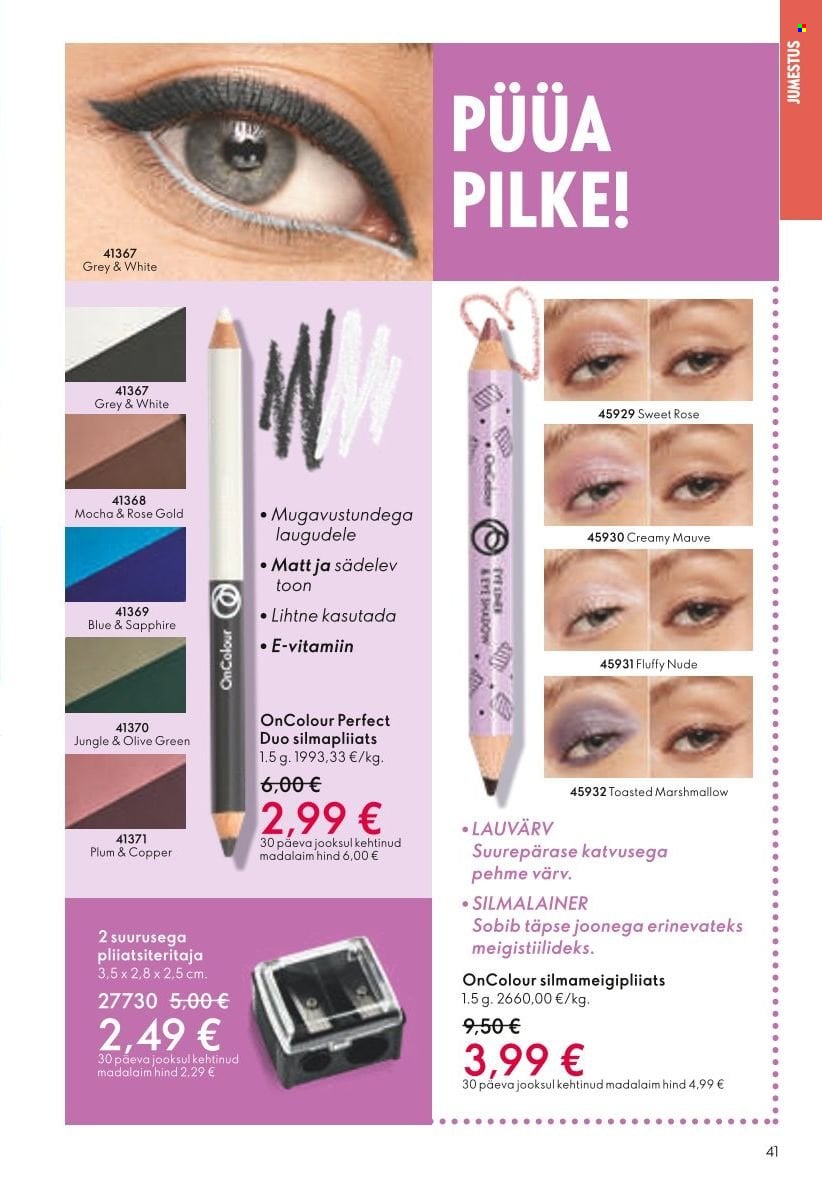 oriflame - Oriflame kliendileht - Järgmine kataloog - page: 41