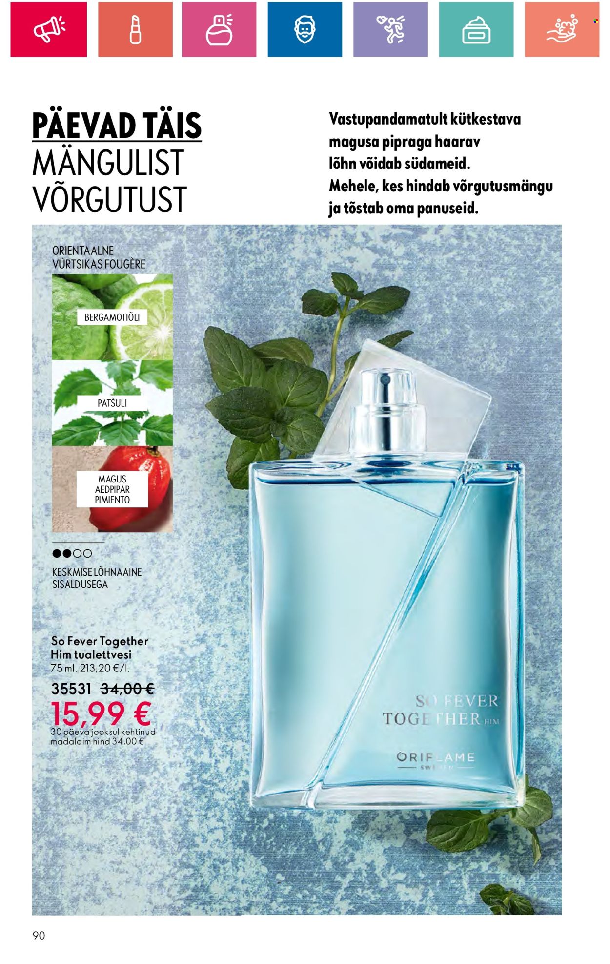 oriflame - Oriflame kliendileht - Ergutavalt Mahlane Värskus (30.05 - 19.06.2024) - page: 90