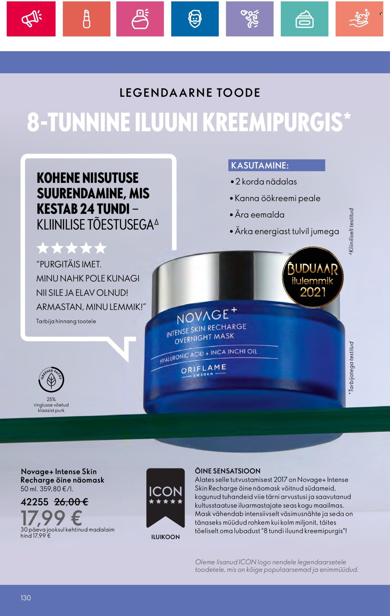 oriflame - Oriflame kliendileht - Ergutavalt Mahlane Värskus (30.05 - 19.06.2024) - page: 130