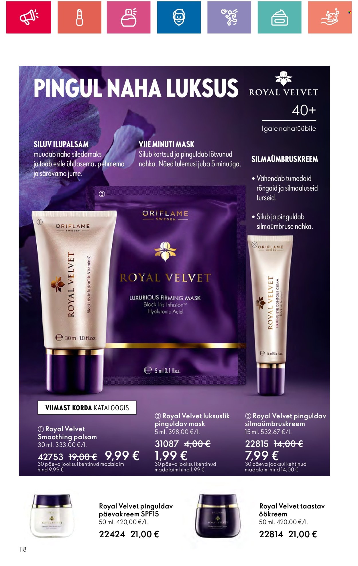 oriflame - Oriflame kliendileht - Ergutavalt Mahlane Värskus (30.05 - 19.06.2024) - page: 118