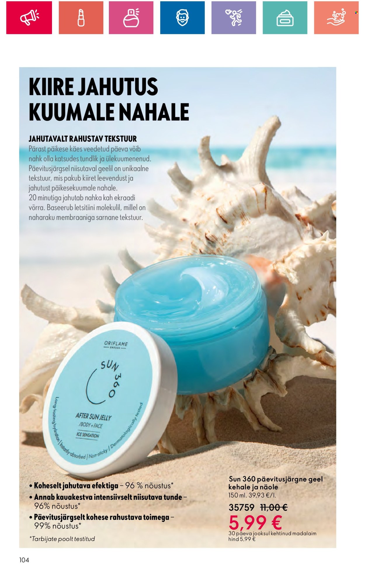 oriflame - Oriflame kliendileht - Ergutavalt Mahlane Värskus (30.05 - 19.06.2024) - page: 104