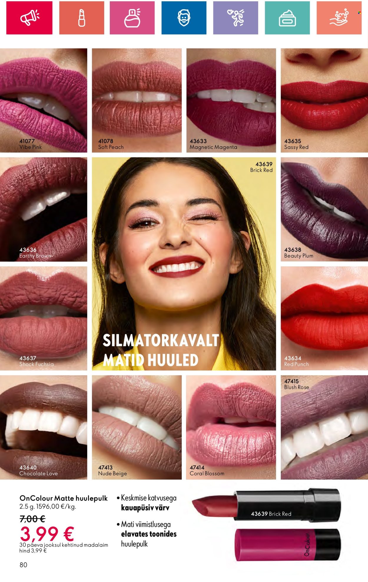 oriflame - Oriflame kliendileht - Ergutavalt Mahlane Värskus (30.05 - 19.06.2024) - page: 80