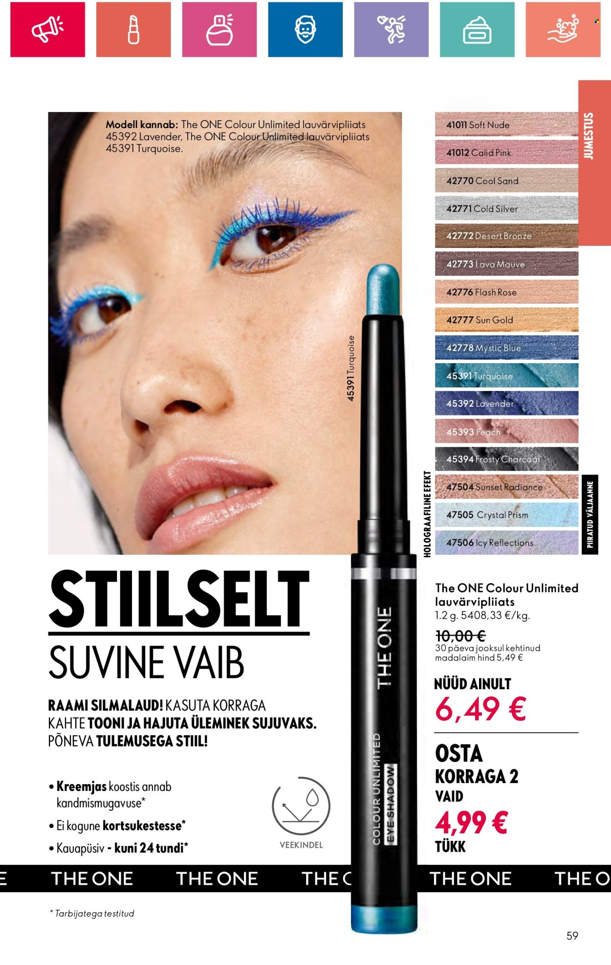 oriflame - Oriflame kliendileht - Ergutavalt Mahlane Värskus (30.05 - 19.06.2024) - page: 59