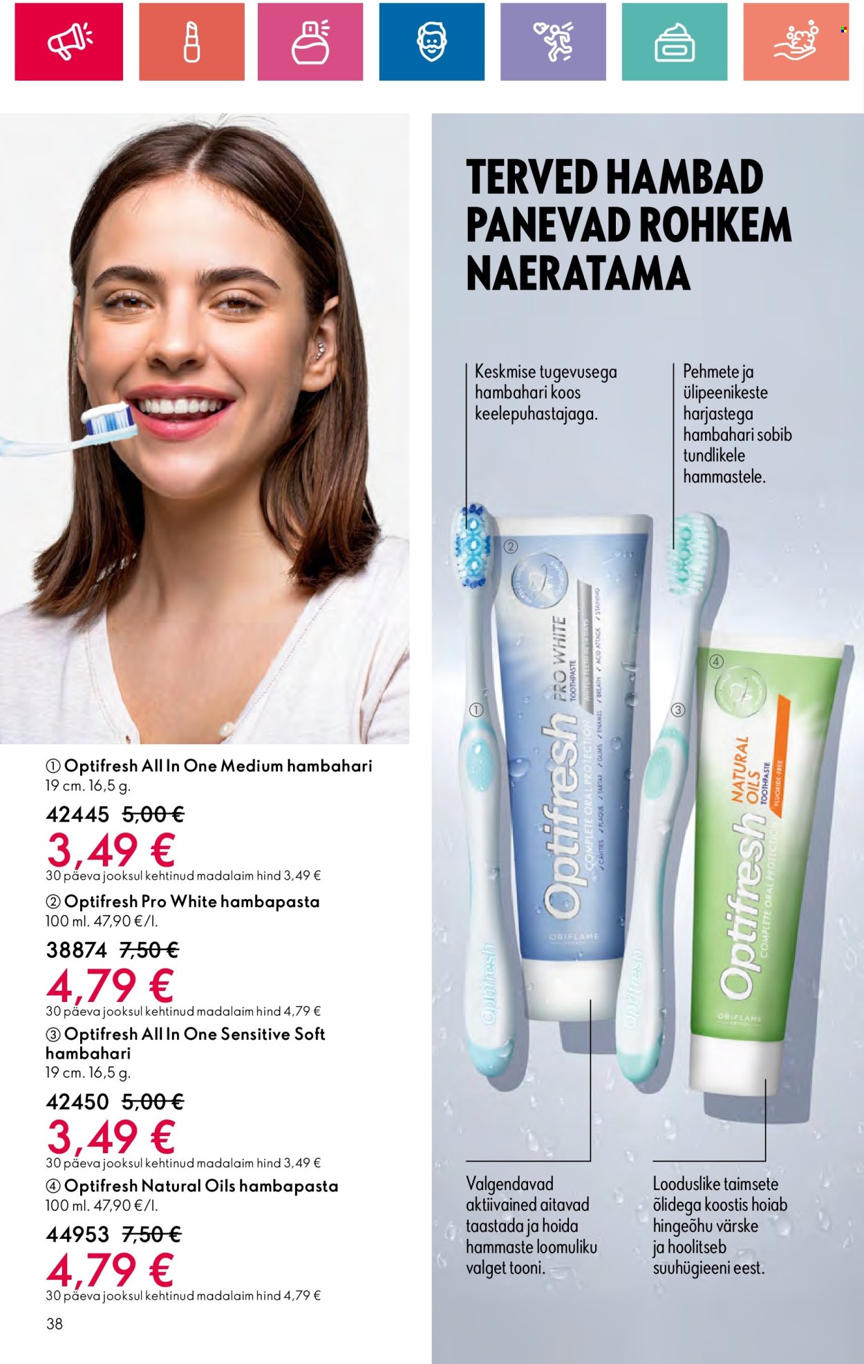 oriflame - Oriflame kliendileht - Ergutavalt Mahlane Värskus (30.05 - 19.06.2024) - page: 38