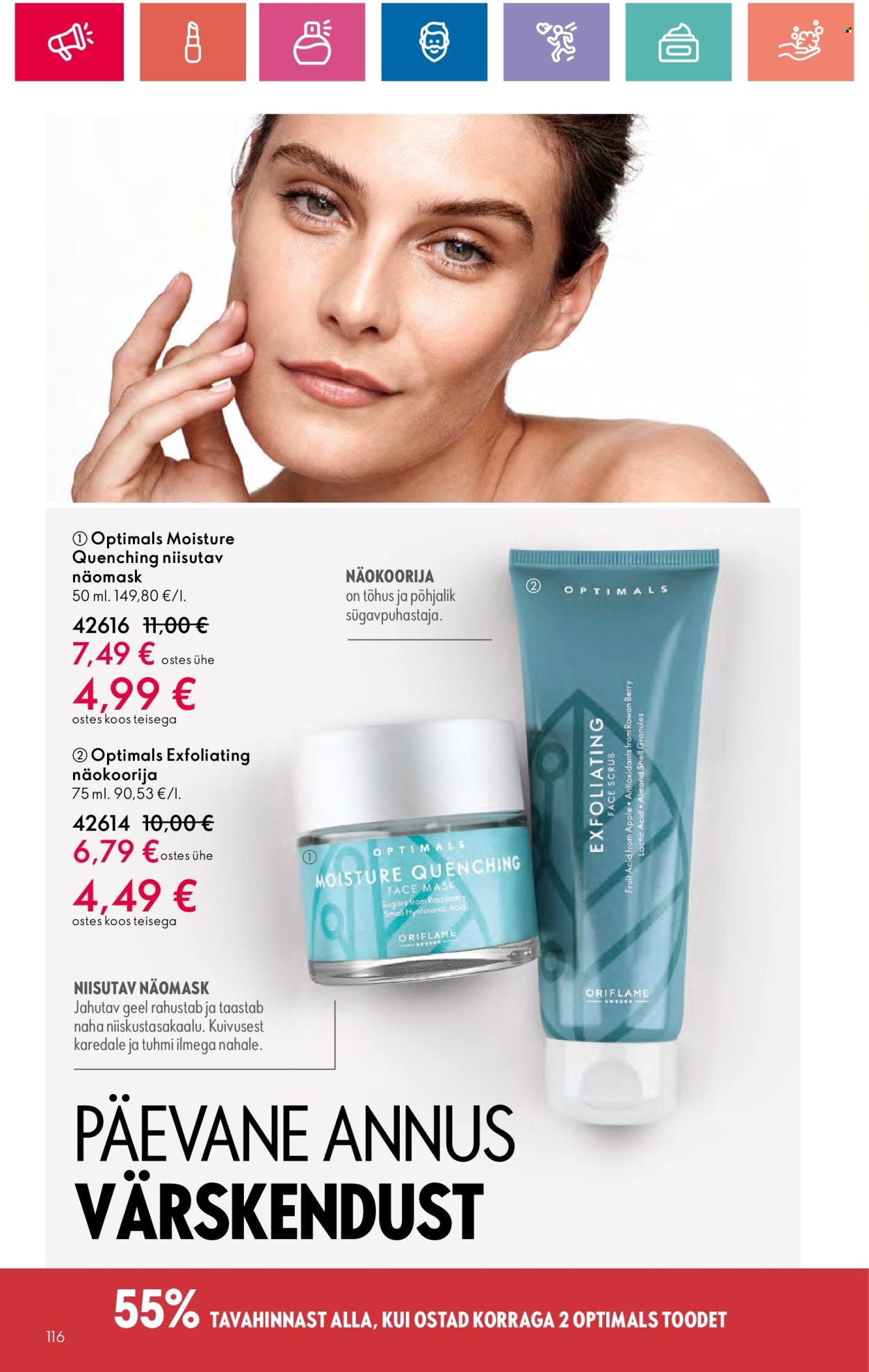 oriflame - Oriflame kliendileht - Ergutavalt Mahlane Värskus (30.05 - 19.06.2024) - page: 116