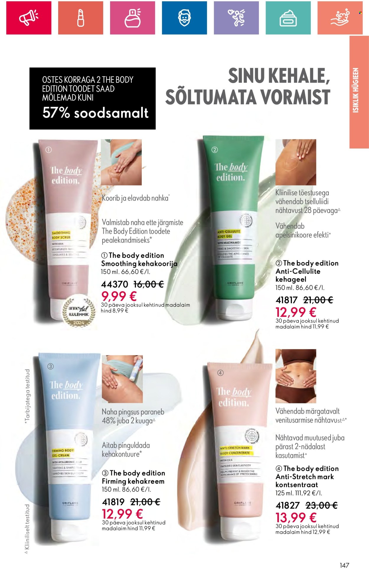 oriflame - Oriflame kliendileht - Sensuaalse (20.06 - 10.07.2024) - page: 147