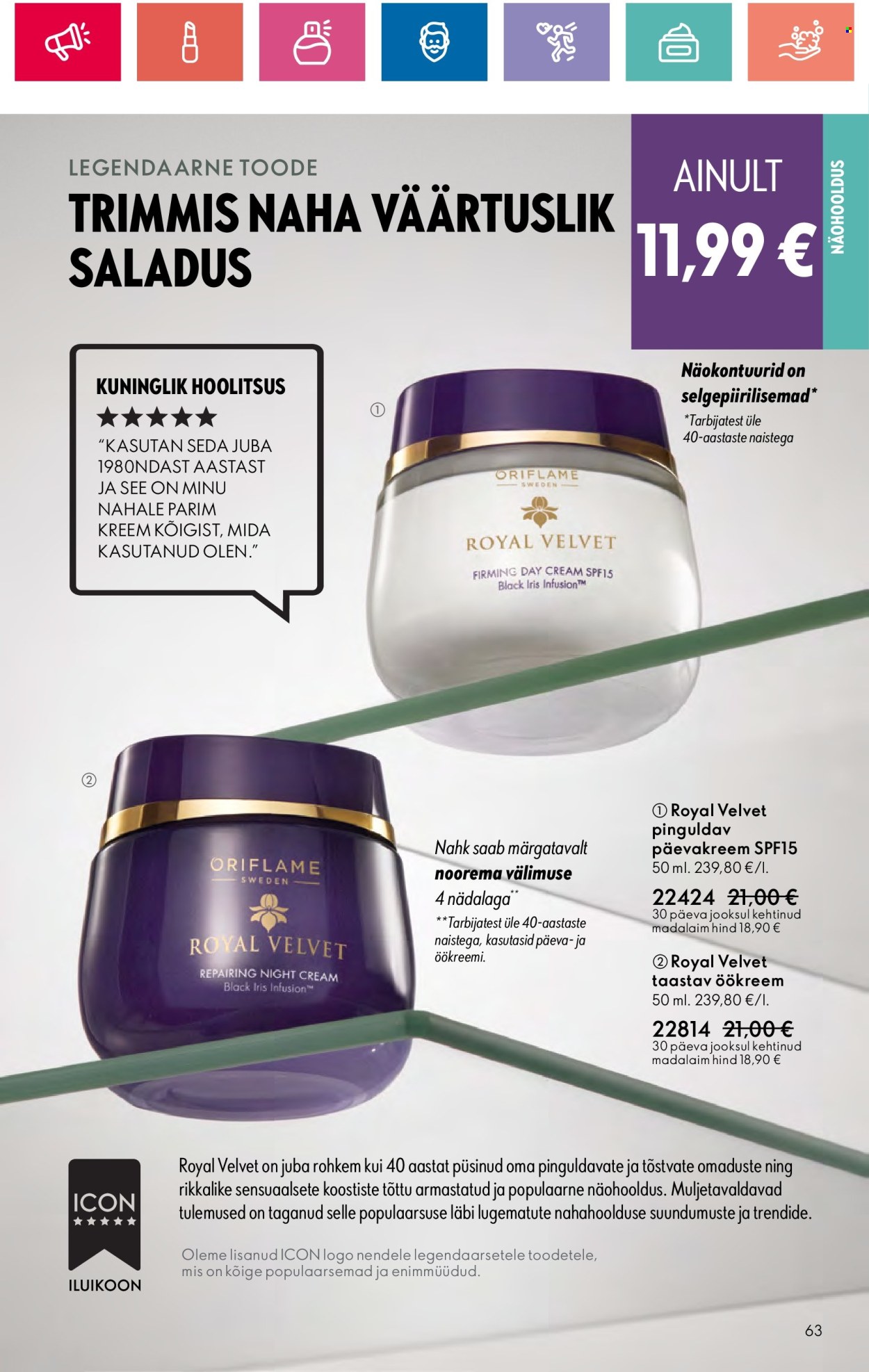 oriflame - Oriflame kliendileht - Sensuaalse (20.06 - 10.07.2024) - page: 63