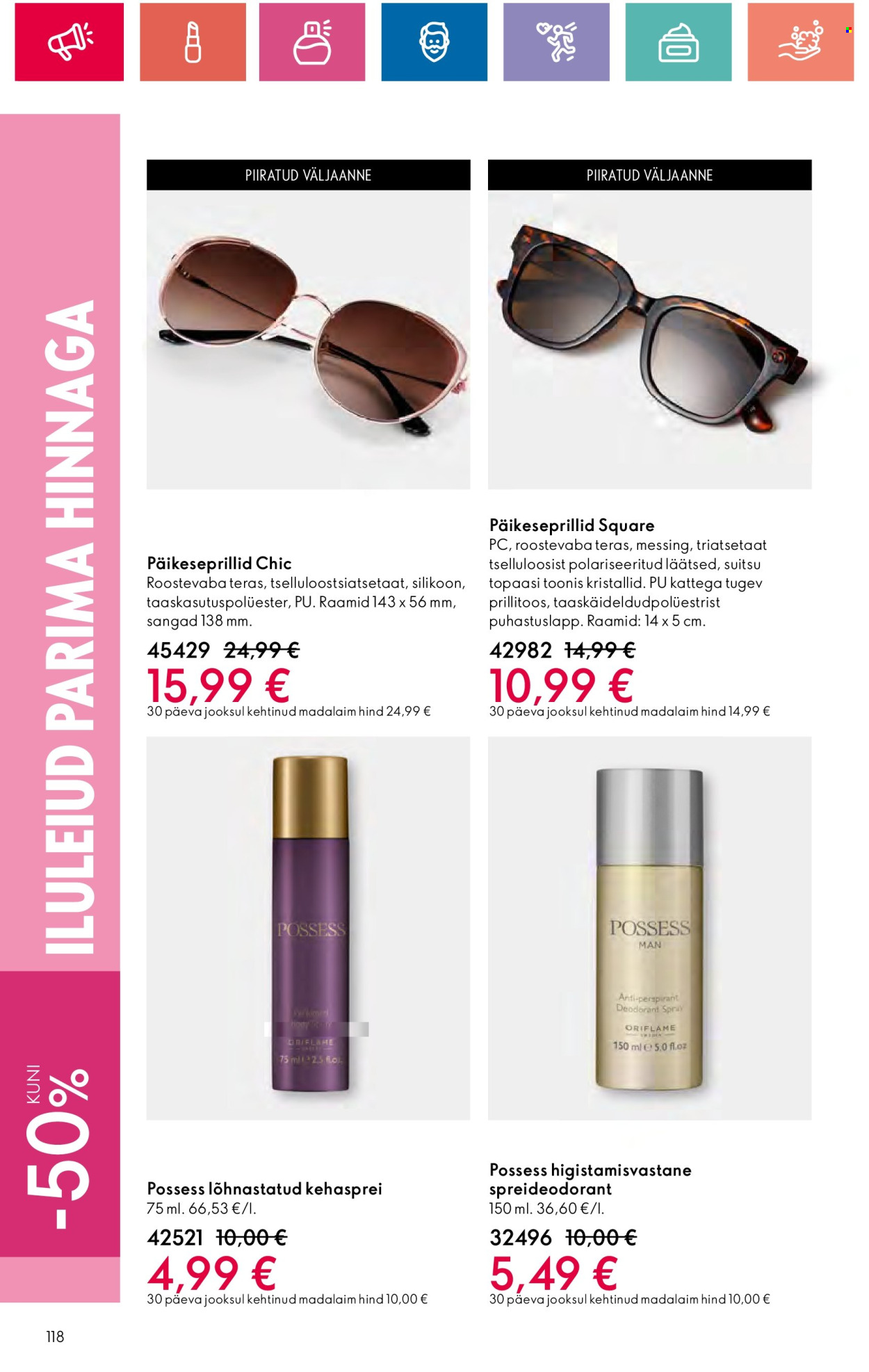 oriflame - Oriflame kliendileht - Sensuaalse (20.06 - 10.07.2024) - page: 118