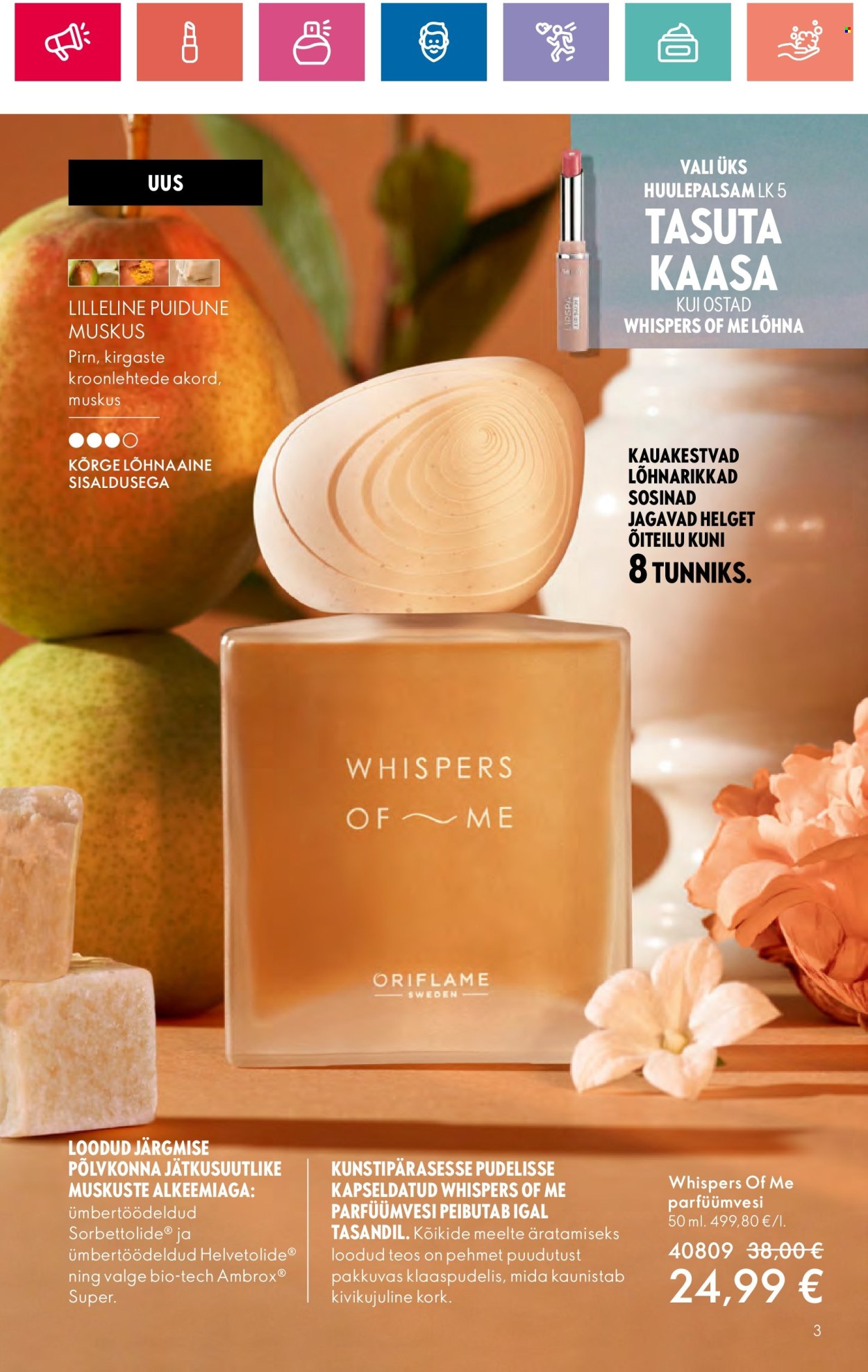 oriflame - Oriflame kliendileht - Sensuaalse (20.06 - 10.07.2024) - page: 3