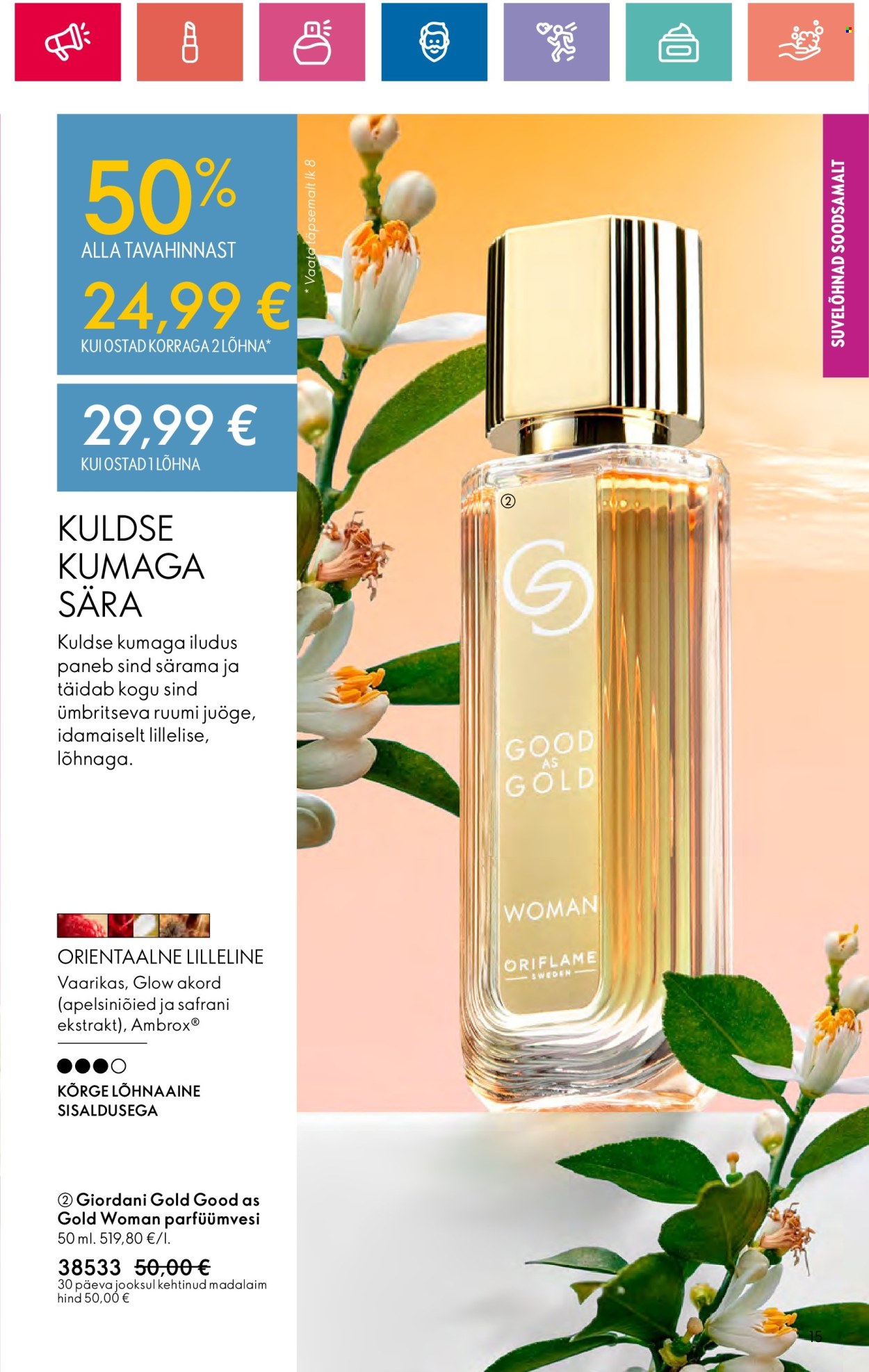 oriflame - Oriflame kliendileht - Sensuaalse (20.06 - 10.07.2024) - page: 15