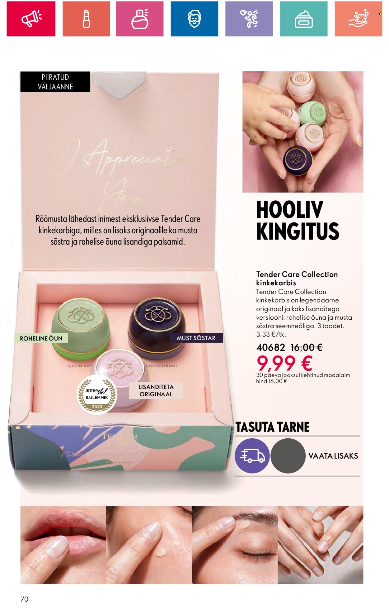 oriflame - Oriflame kliendileht - Sensuaalse (20.06 - 10.07.2024) - page: 70