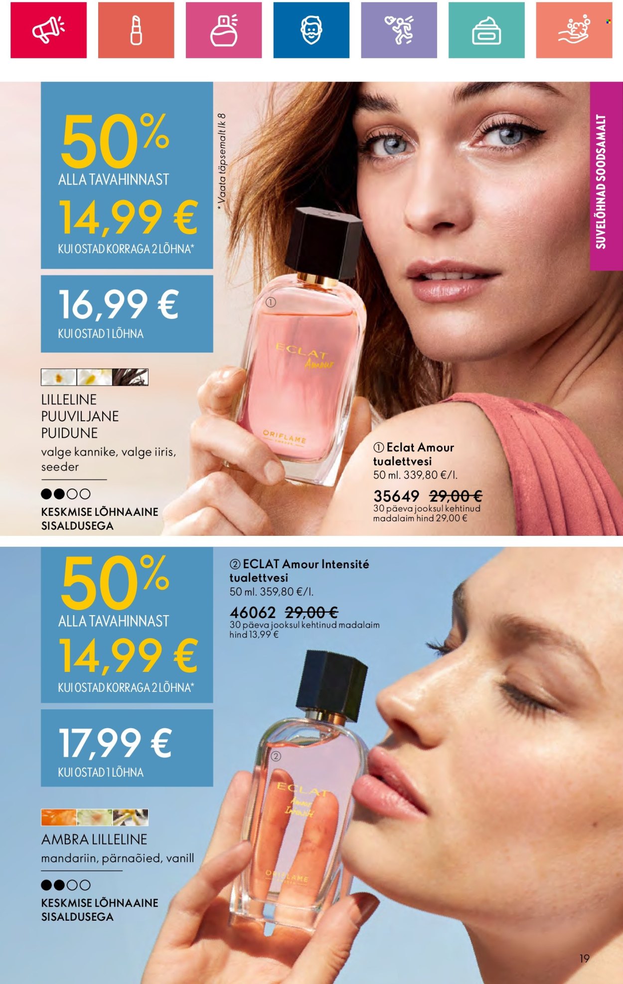 oriflame - Oriflame kliendileht - Sensuaalse (20.06 - 10.07.2024) - page: 19