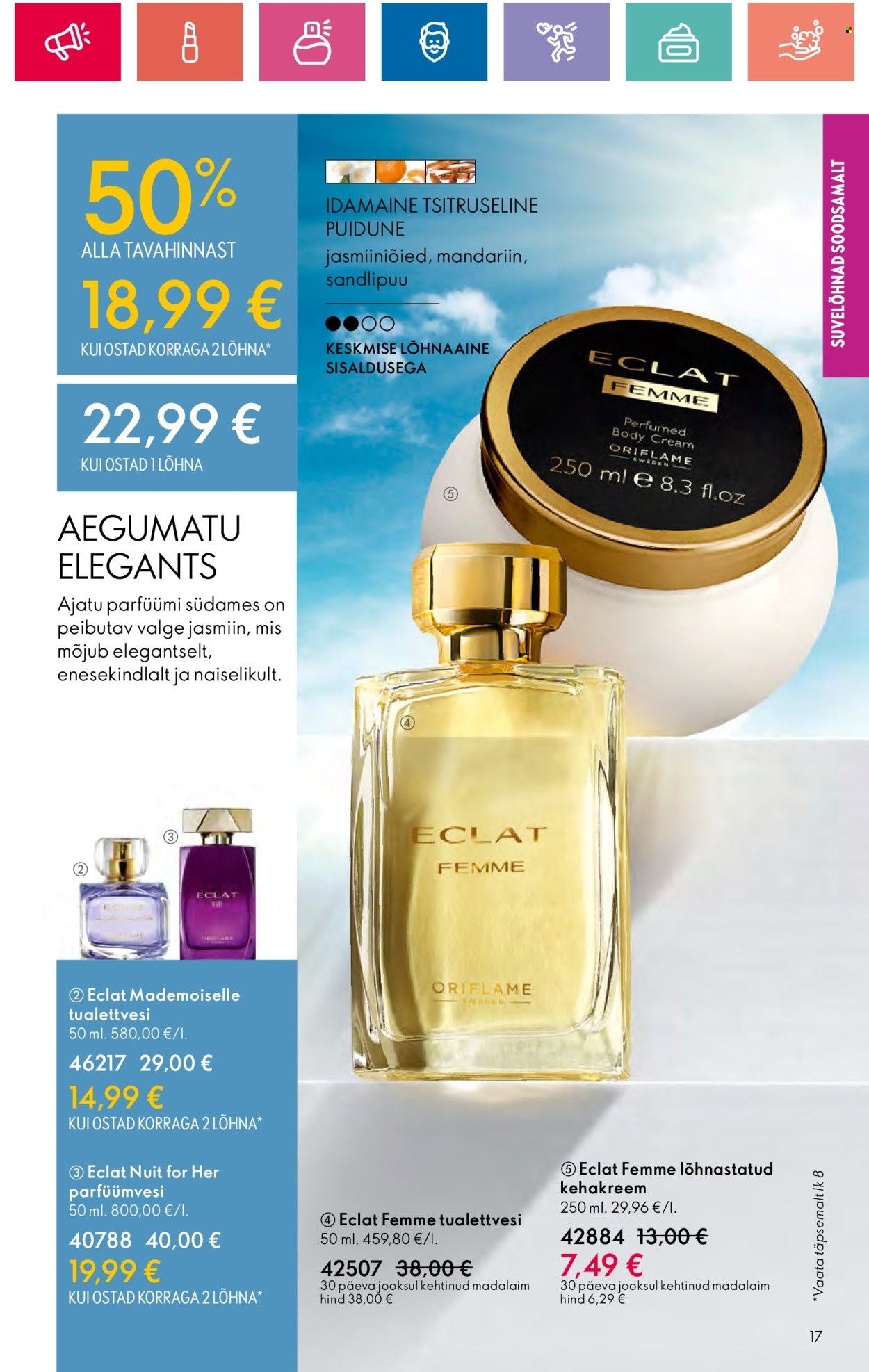 oriflame - Oriflame kliendileht - Sensuaalse (20.06 - 10.07.2024) - page: 17