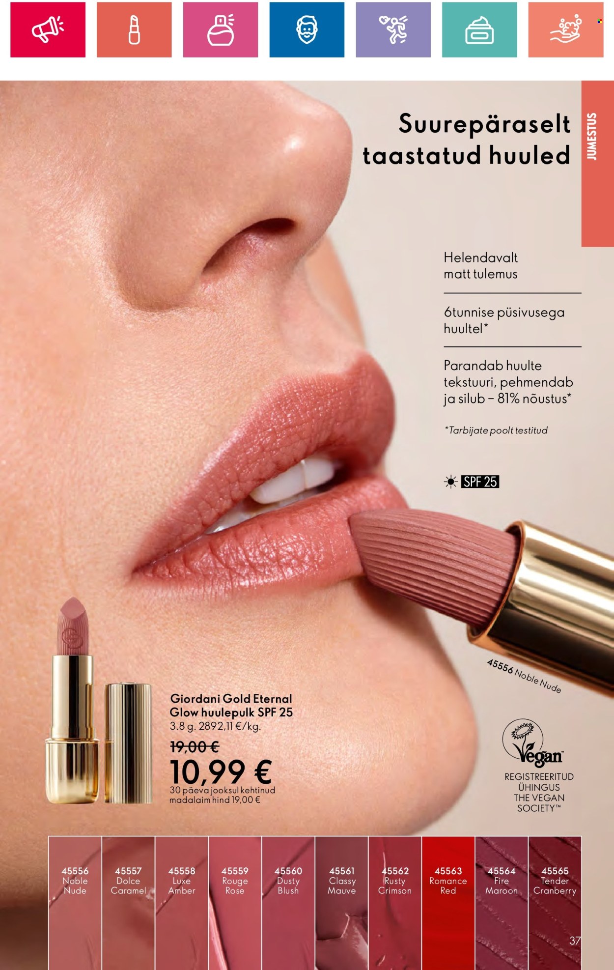 oriflame - Oriflame kliendileht - Sensuaalse (20.06 - 10.07.2024) - page: 37