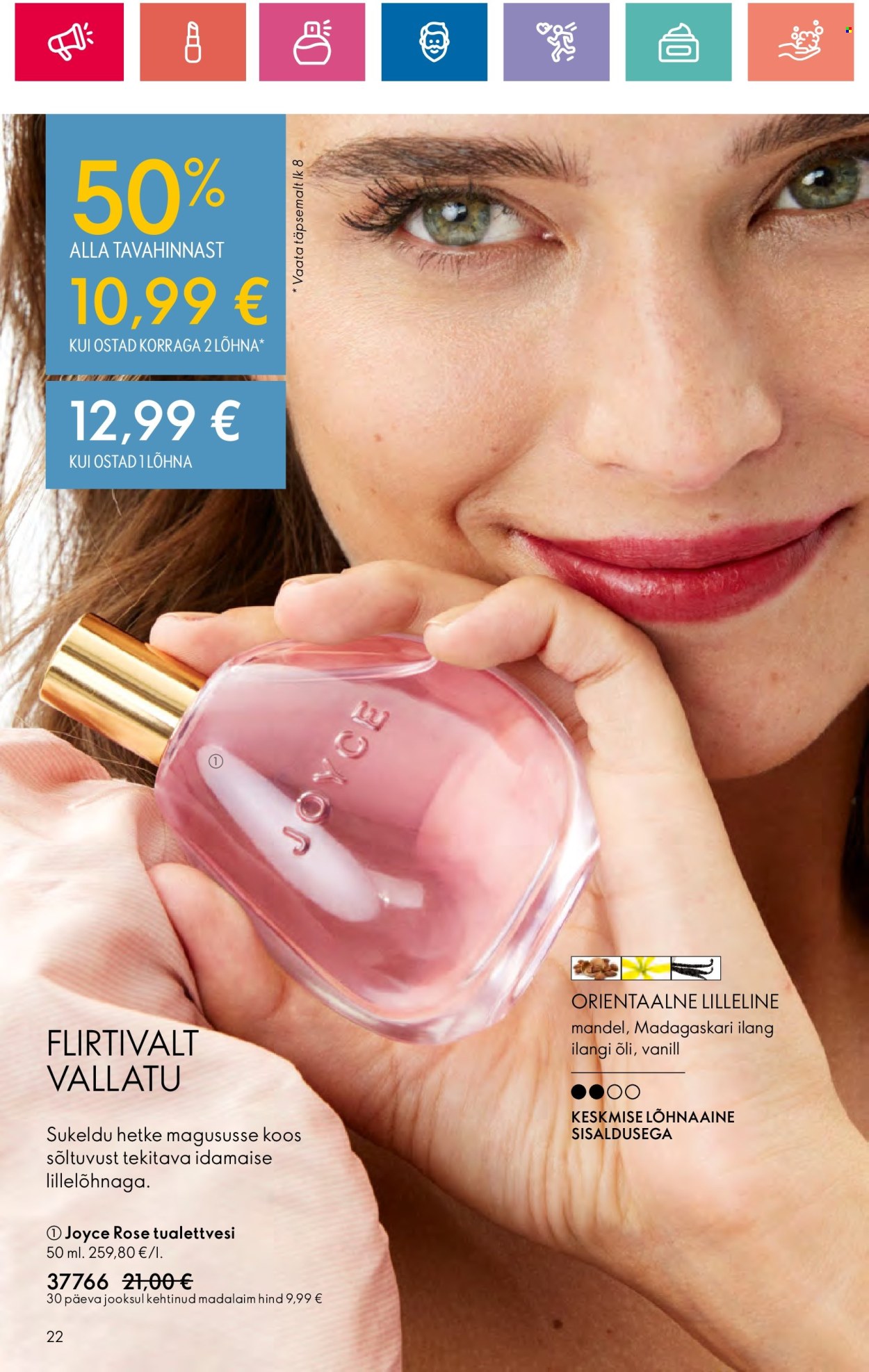 oriflame - Oriflame kliendileht - Sensuaalse (20.06 - 10.07.2024) - page: 22