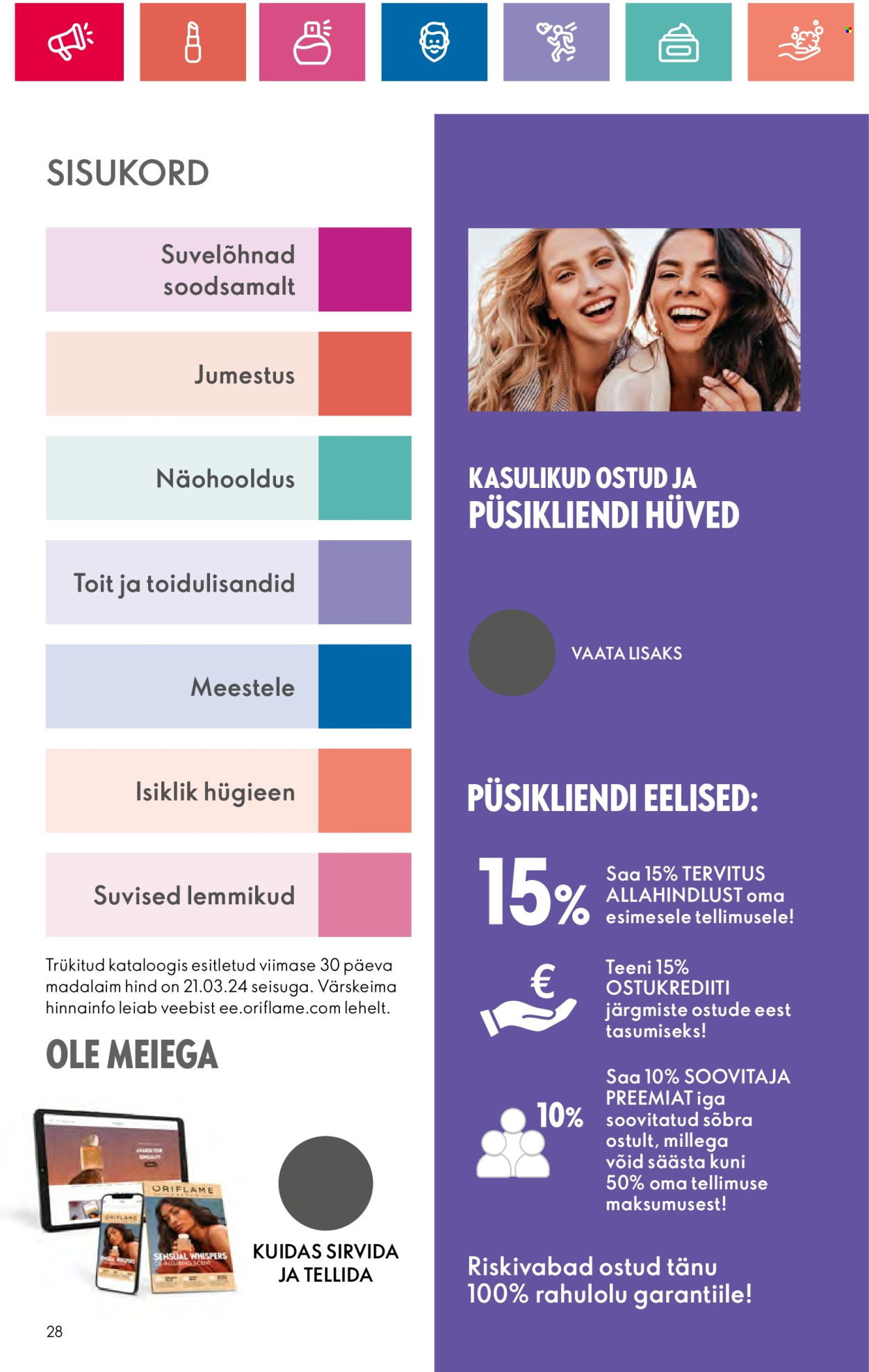 oriflame - Oriflame kliendileht - Sensuaalse (20.06 - 10.07.2024) - page: 28